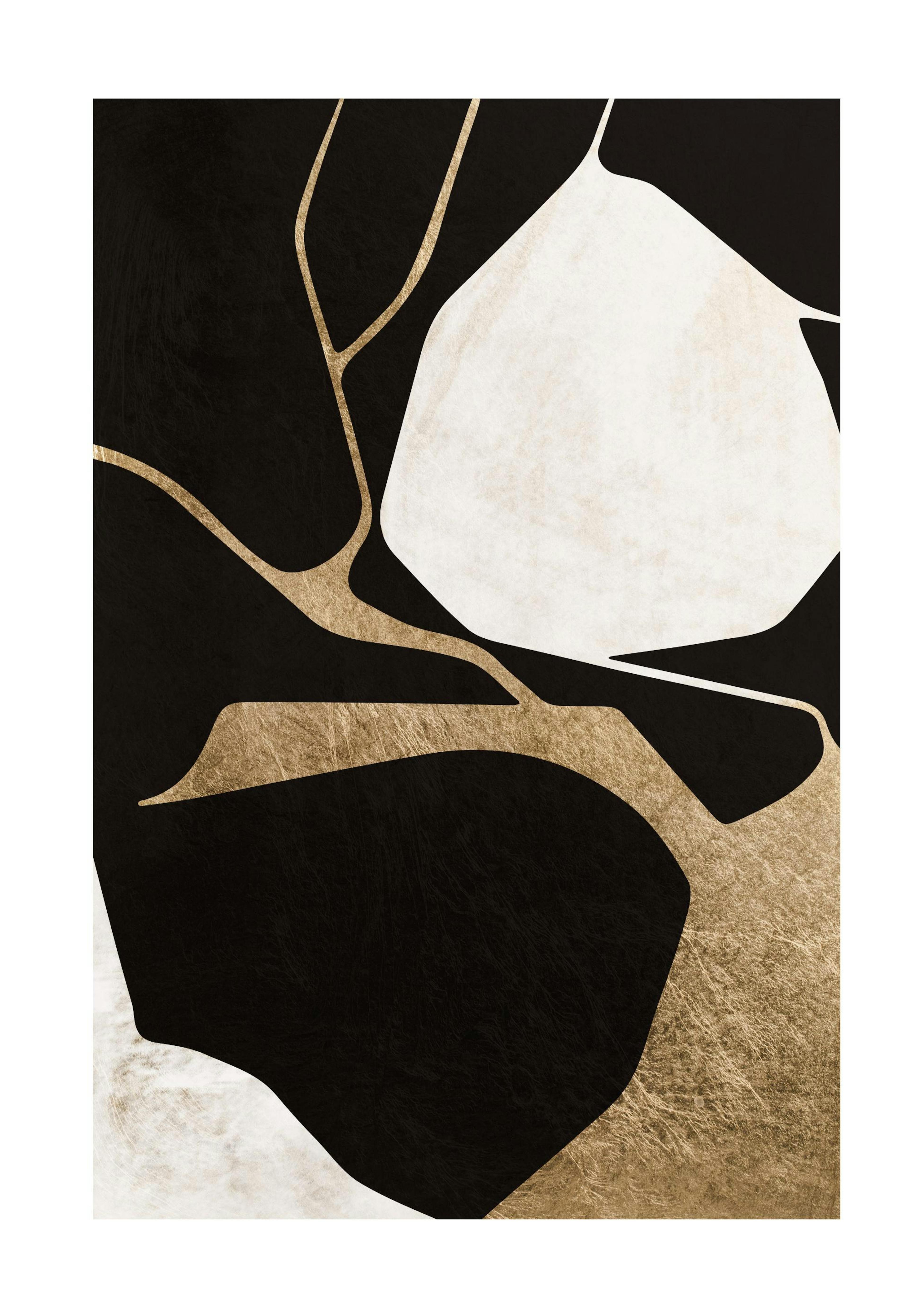 Metallic Abstract No1 Print