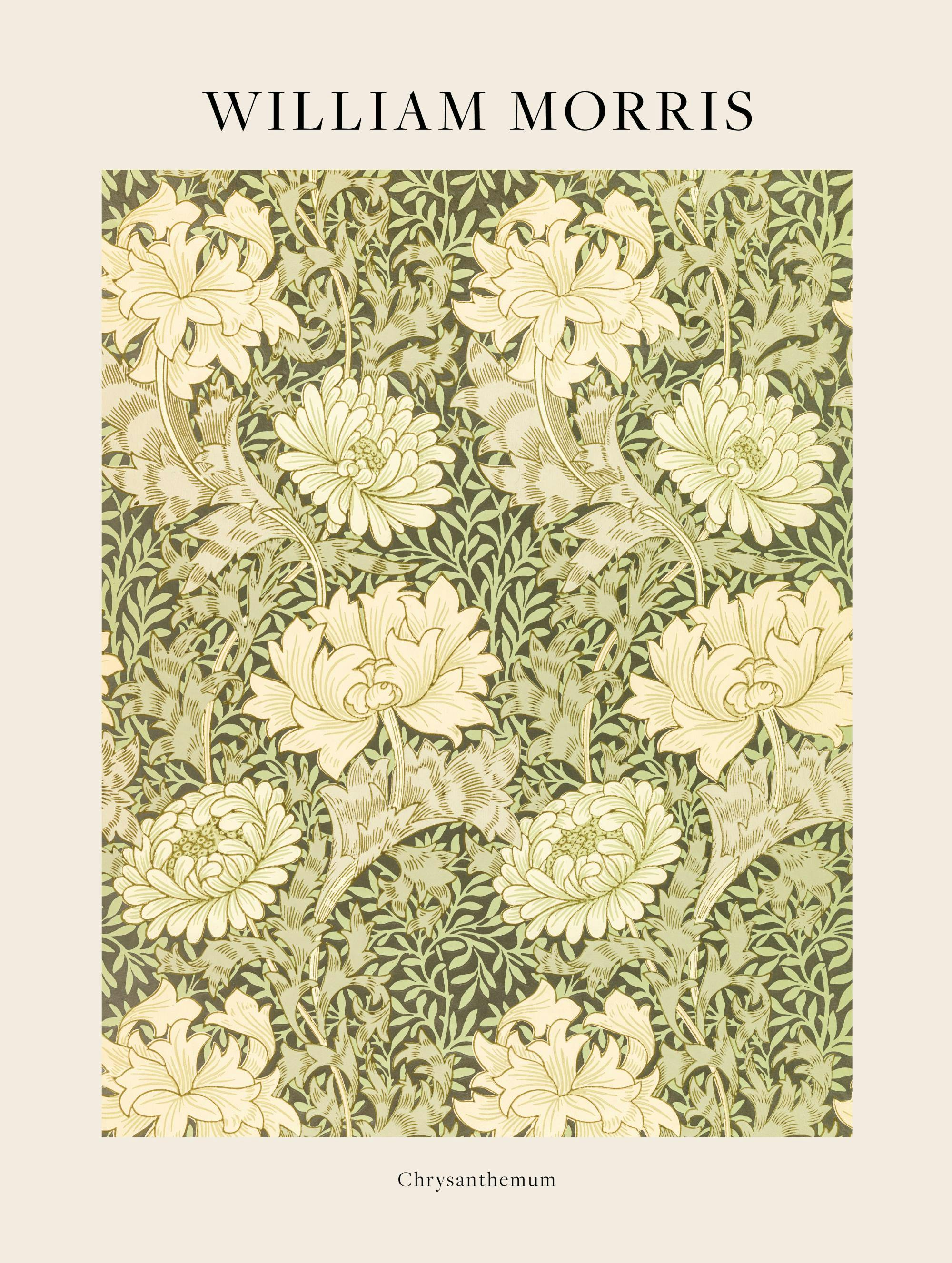 William Morris - Chrysanthemum Print 0