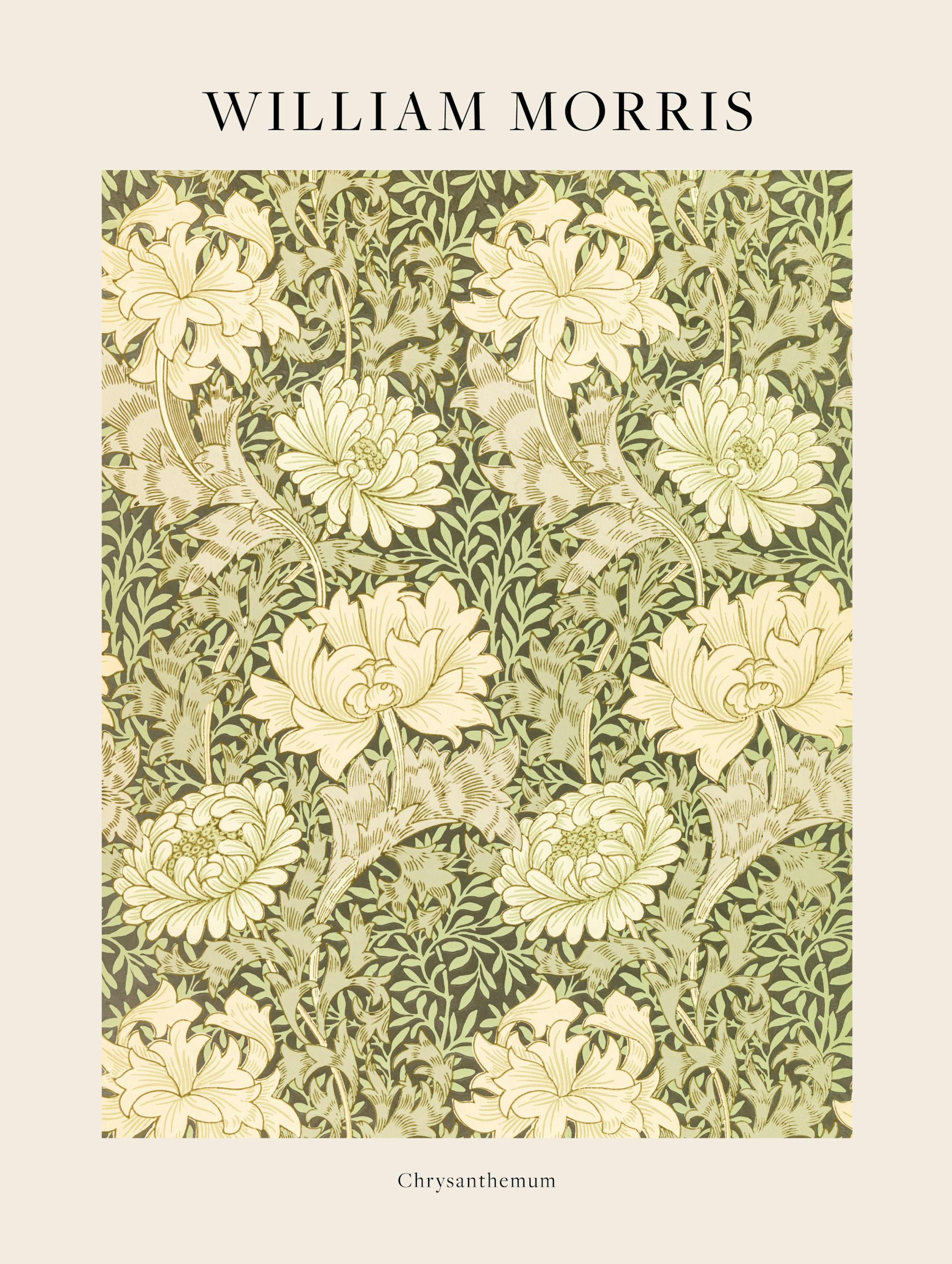 William Morris - Chrysanthemum Print 0