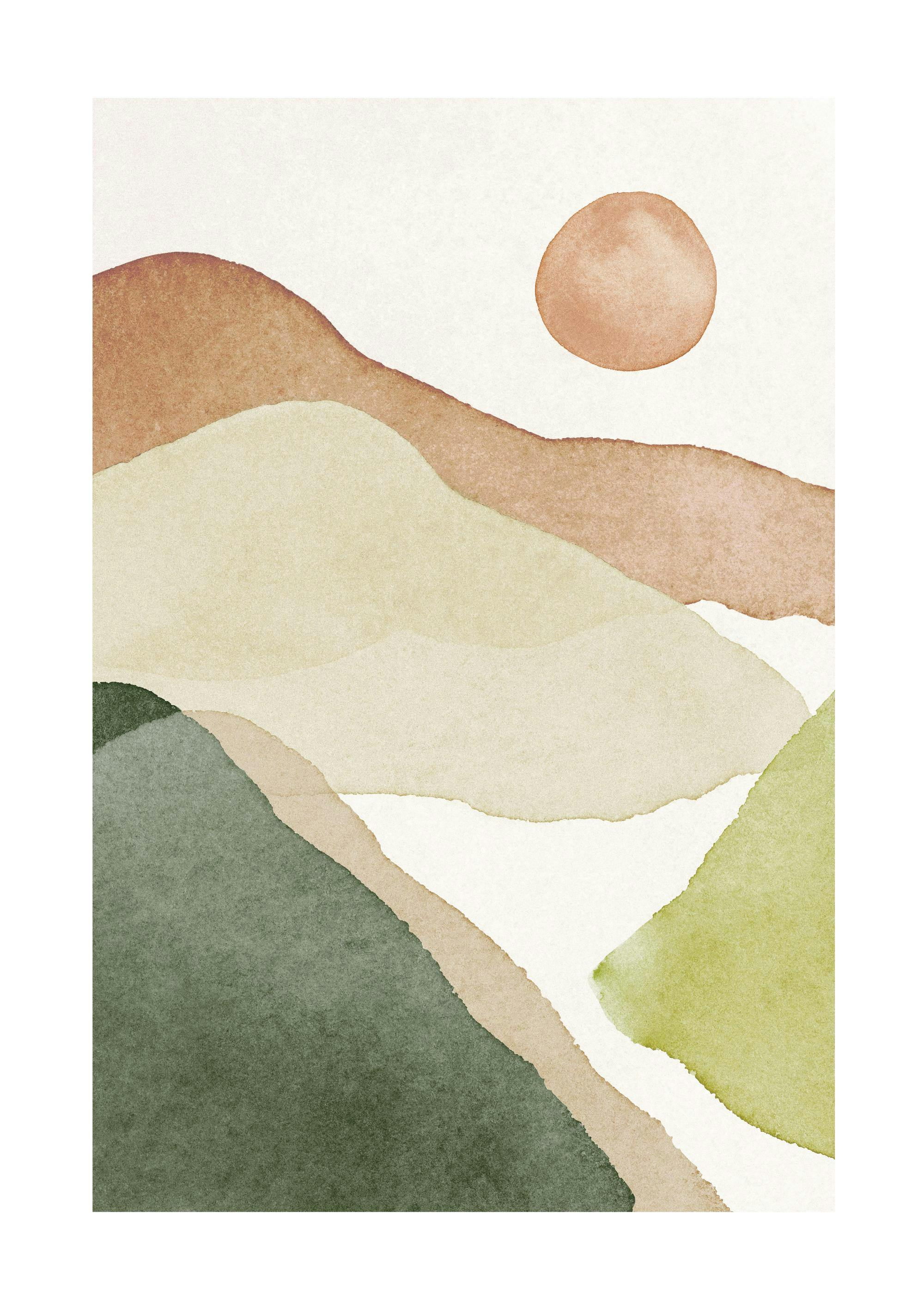 Aquarelle Landscape No1 Print 0