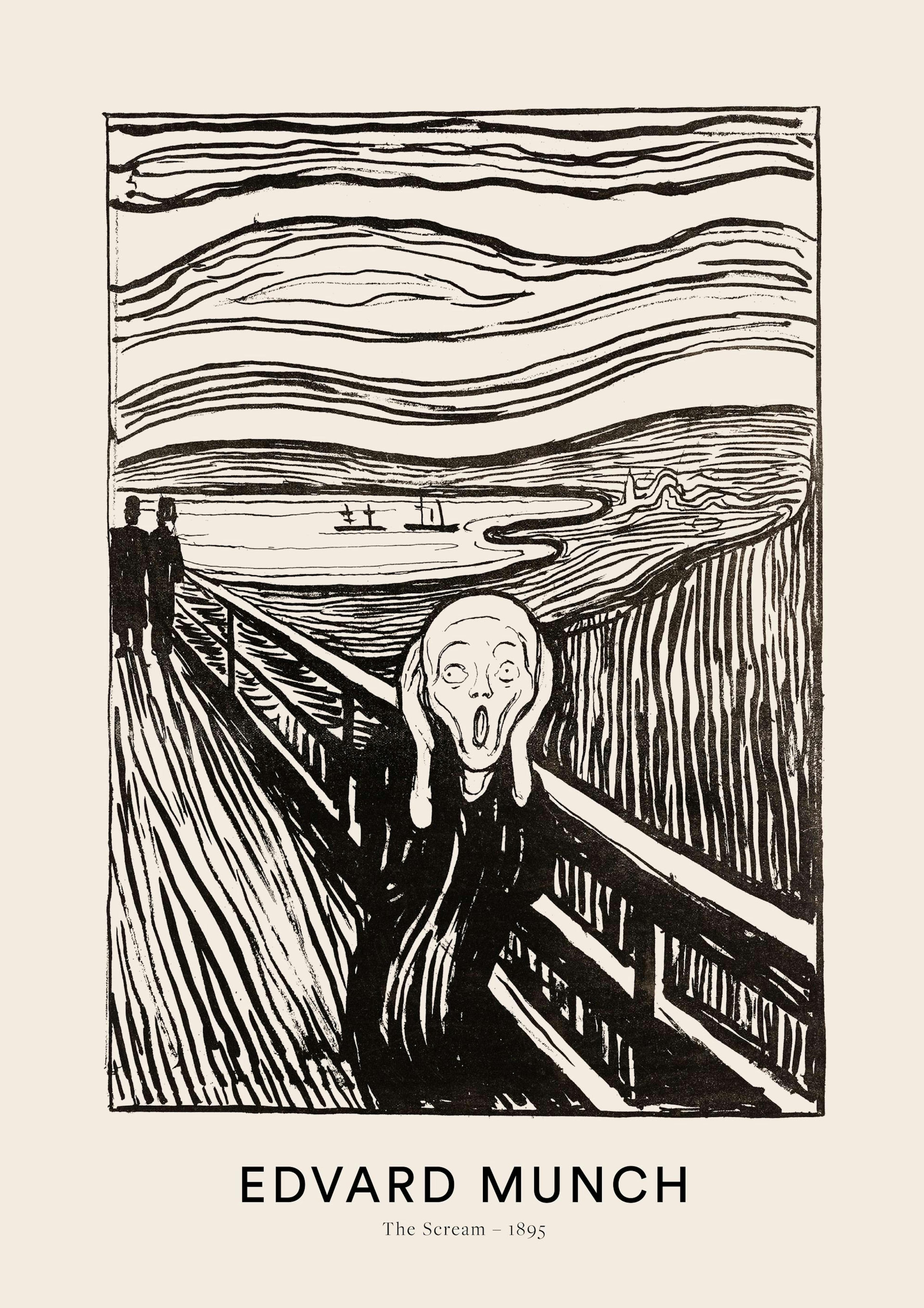 Edvard Munch - The Scream Print 0