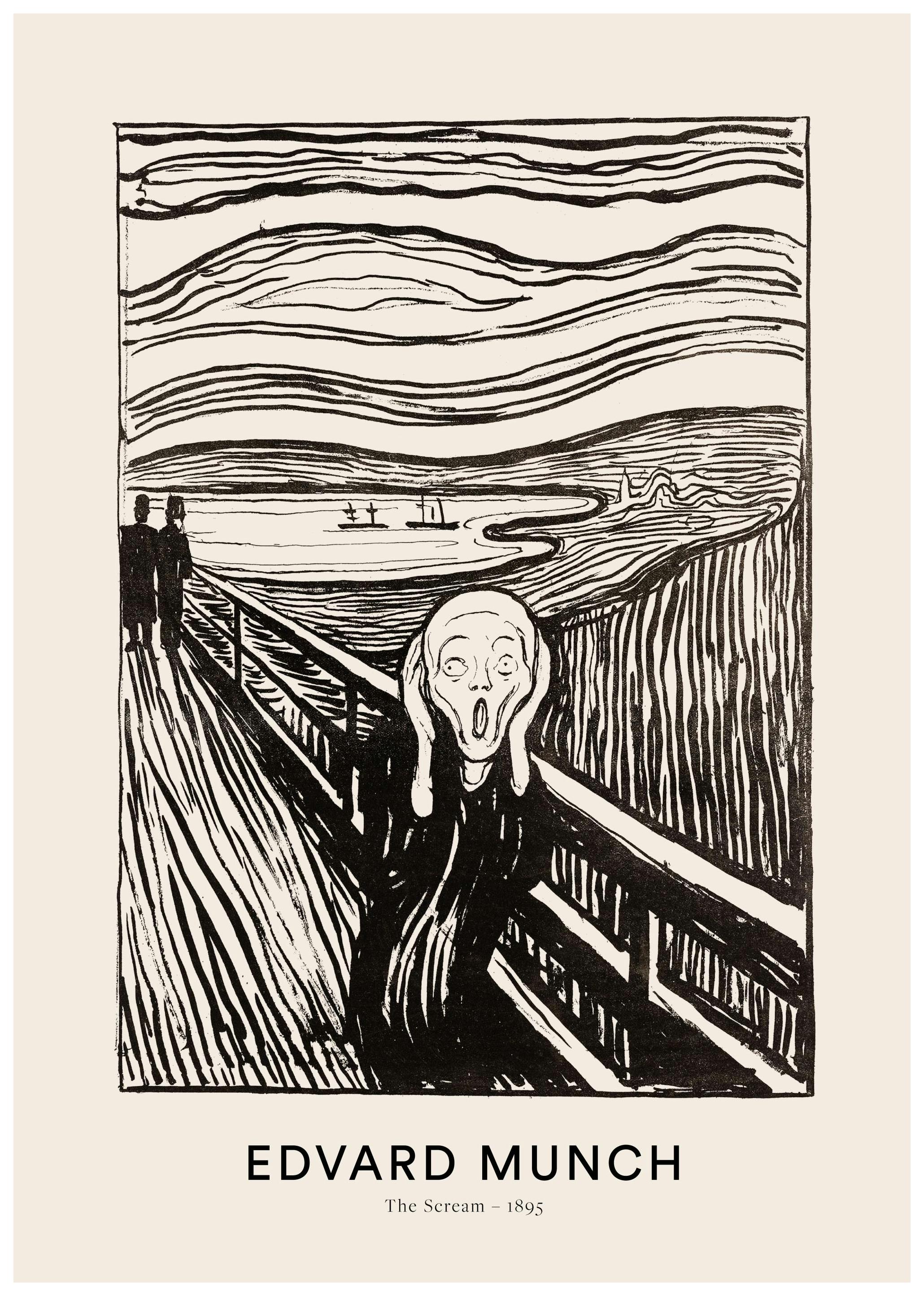Edvard Munch - The Scream Print (50x70 cm)