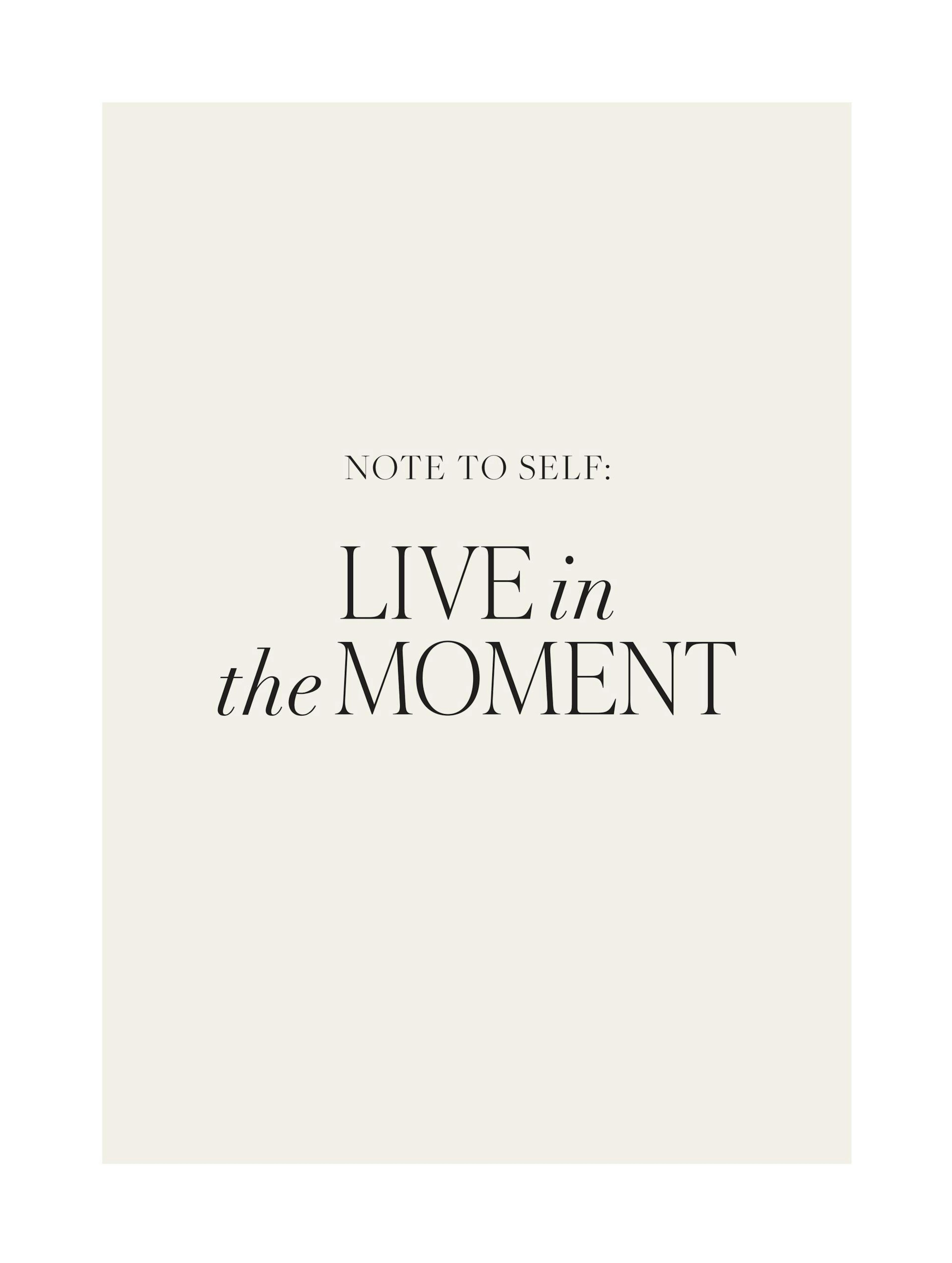Live in the Moment Print 0