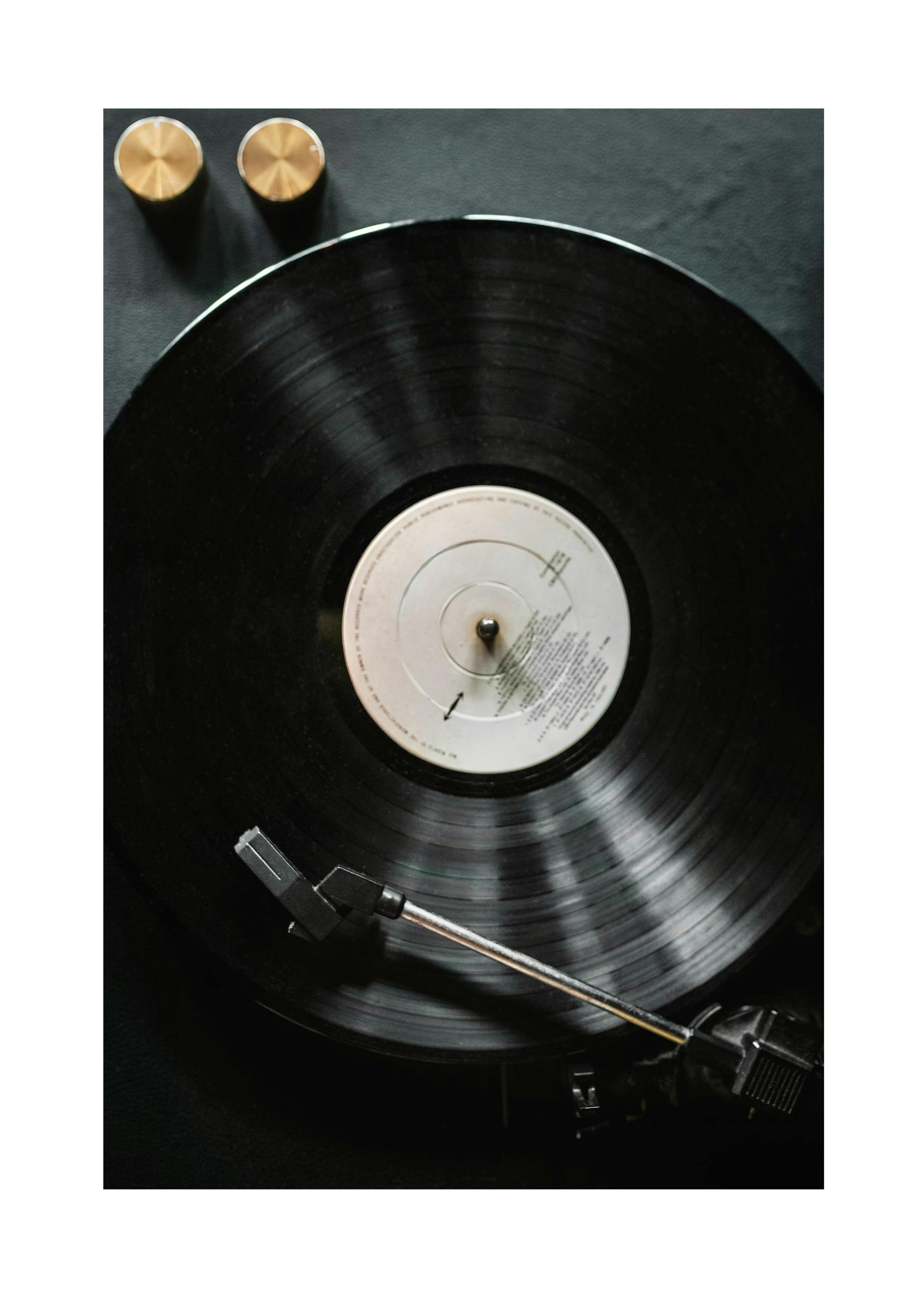 Black Record Plakat (30x40 cm)- Fotografia