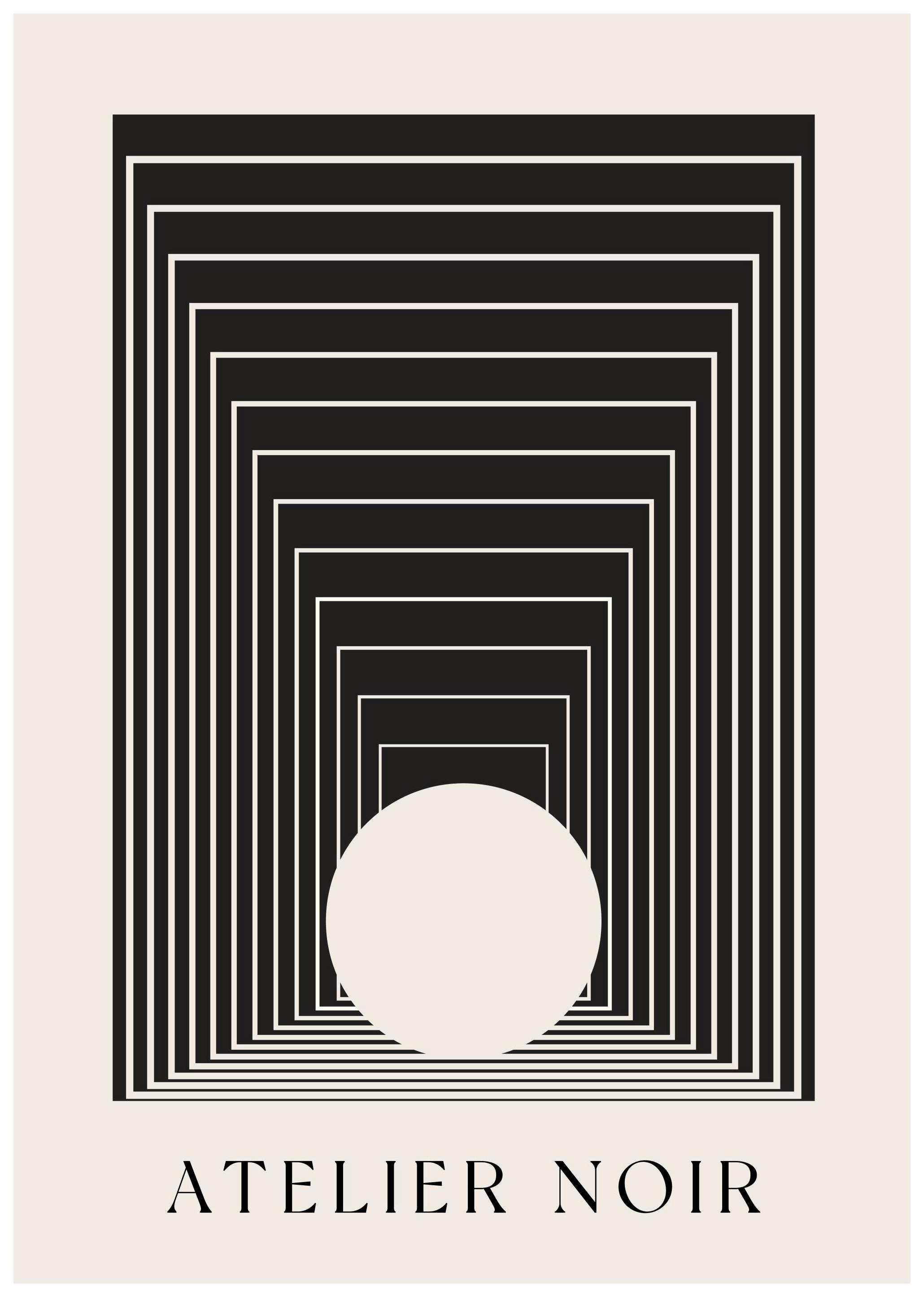 Atelier Noir Plakat (30x40 cm)- Grafiki