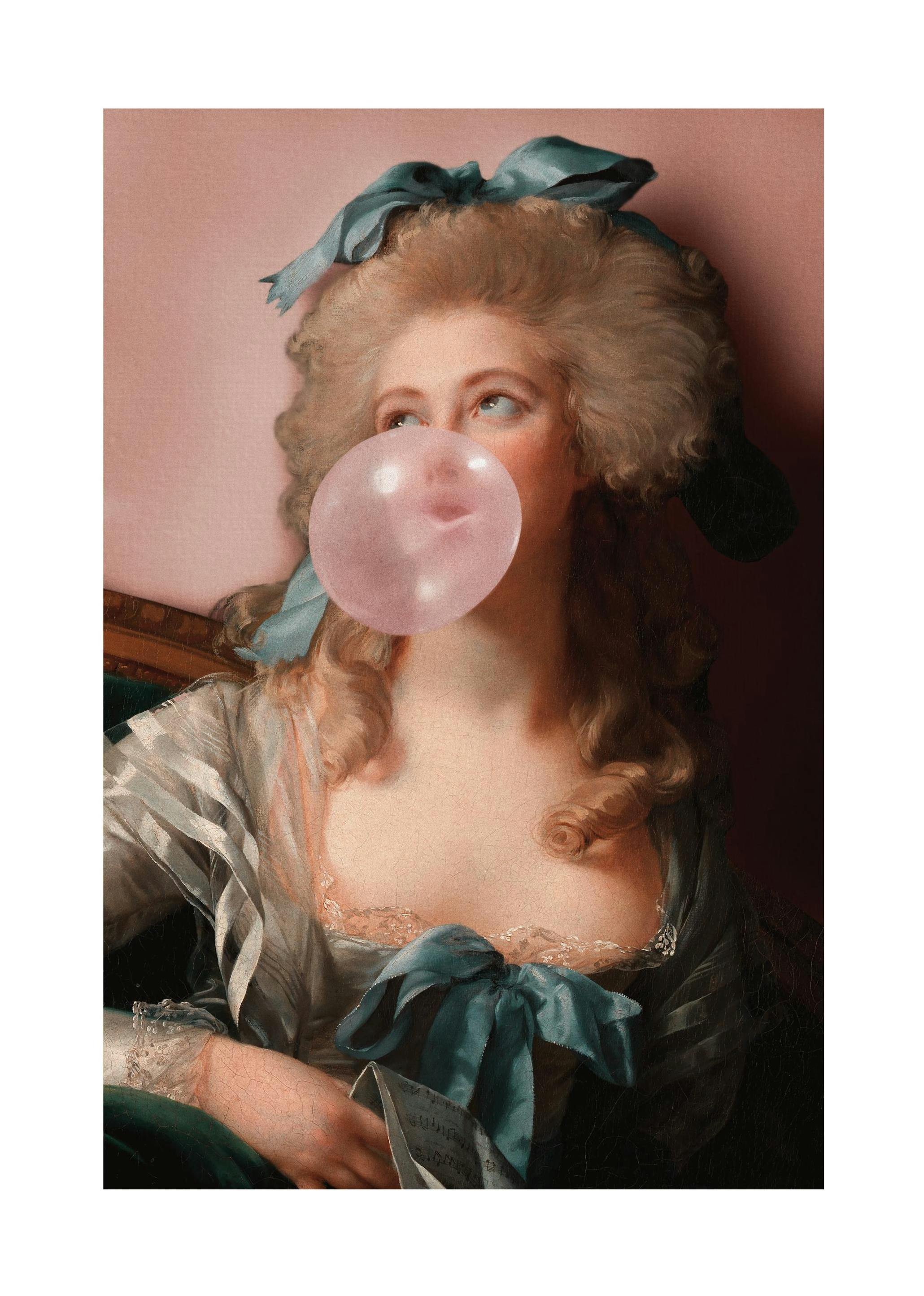 Jonas Loose - Bubblegum Princess Poster (30x40 cm)