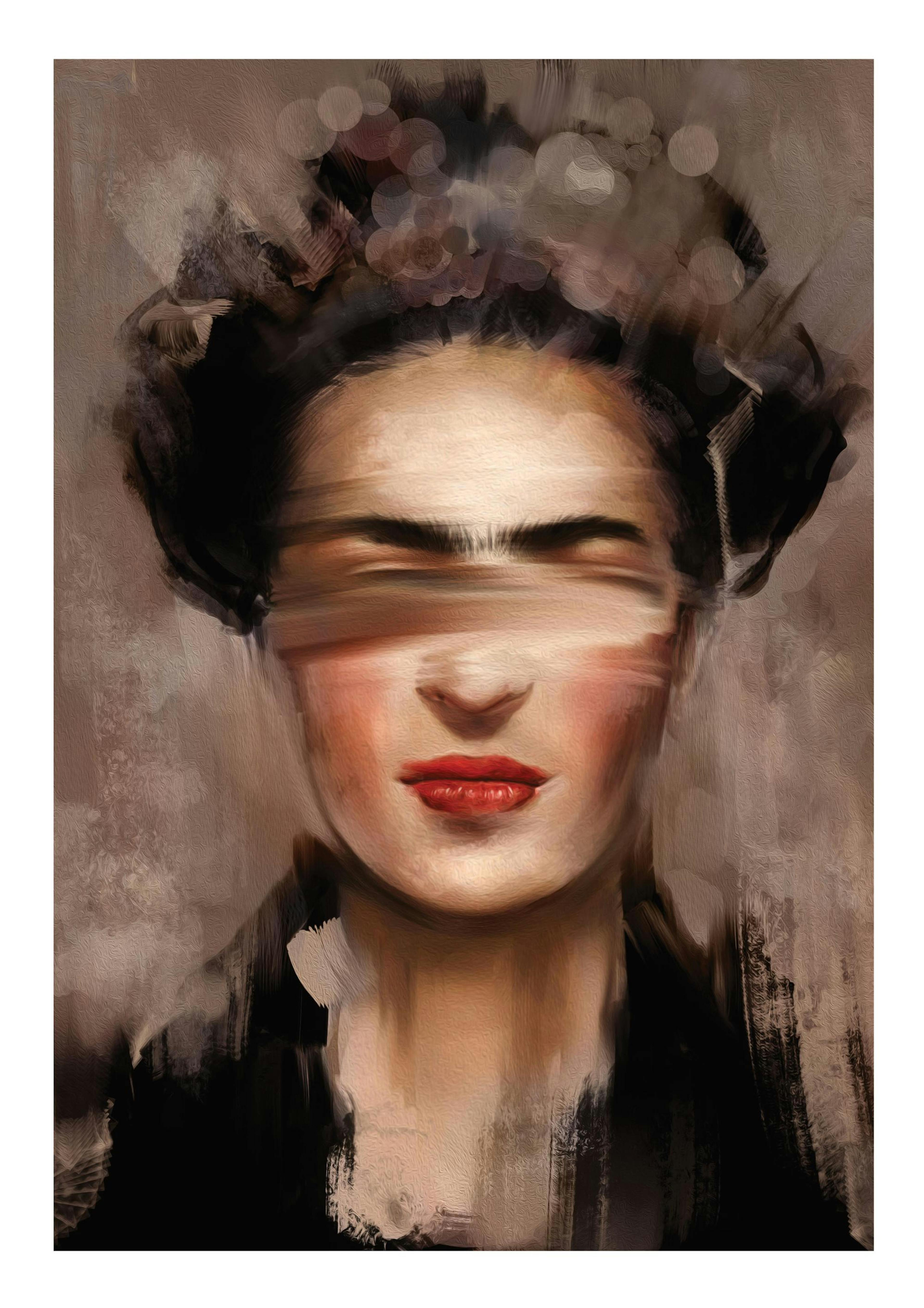 Kahlo in Beige Plagát 0