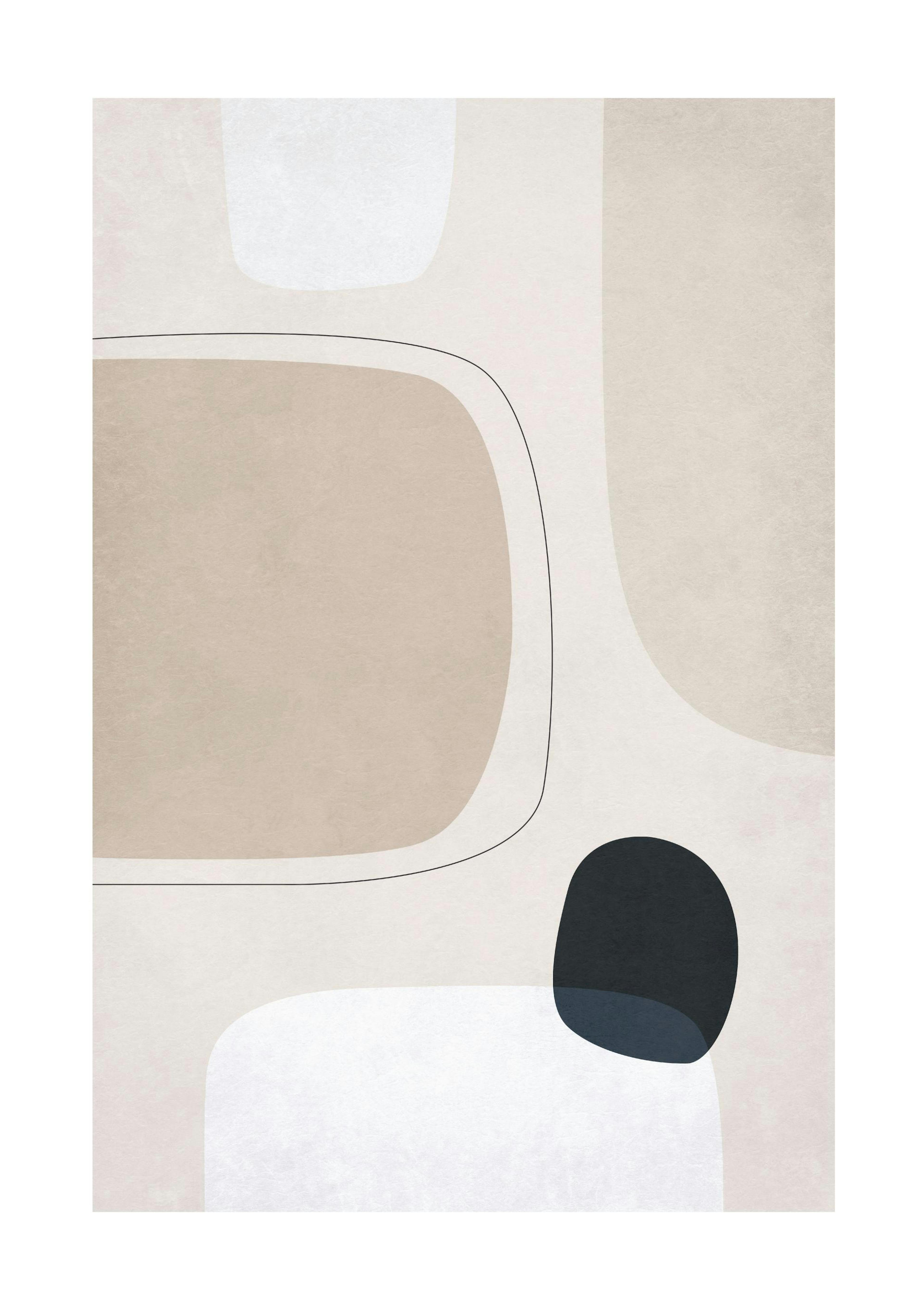 Graphic Neutrals No1 Poster 0