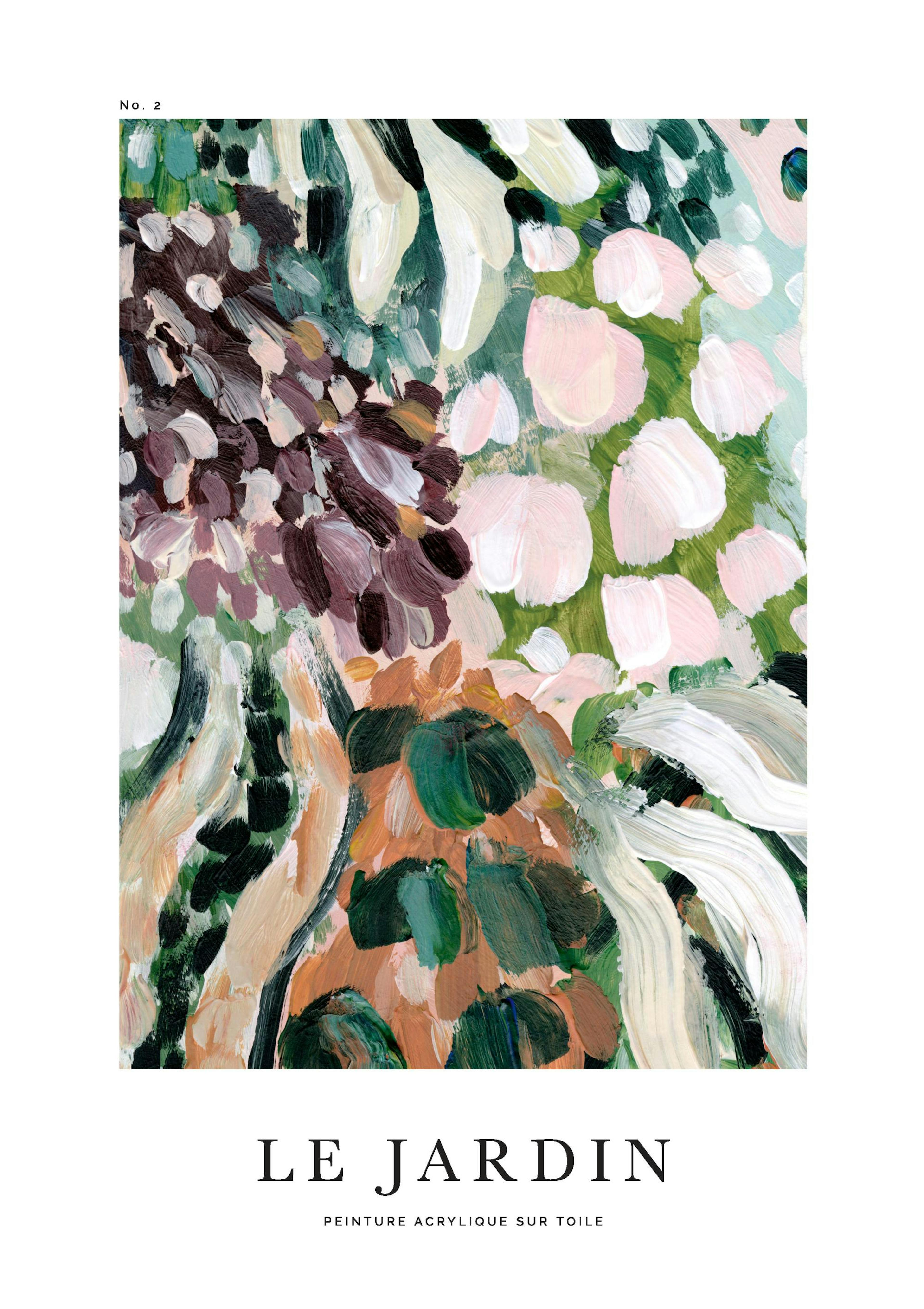 Acrylic Garden No2 Poster