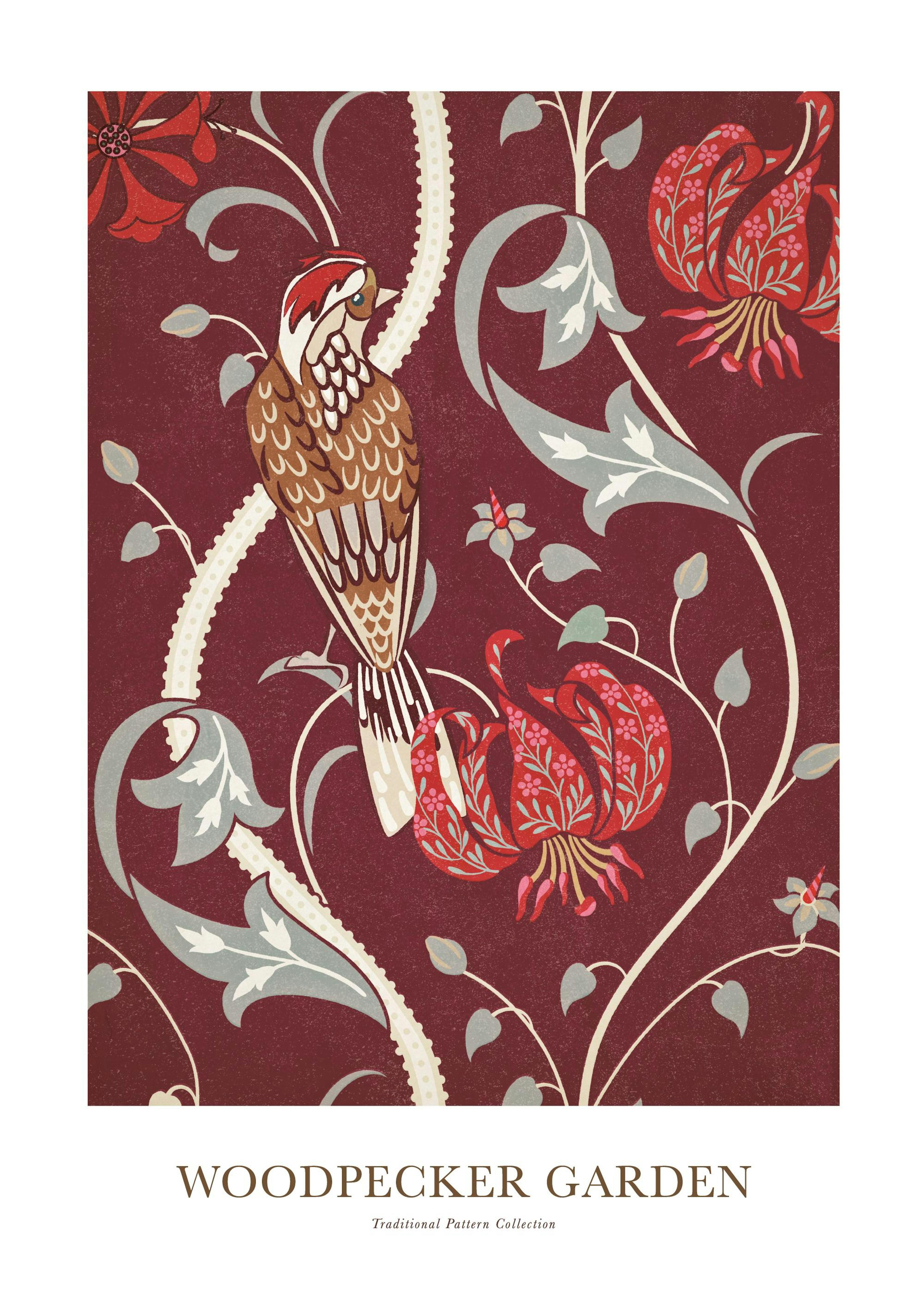 Woodpecker Garden Affiche 0