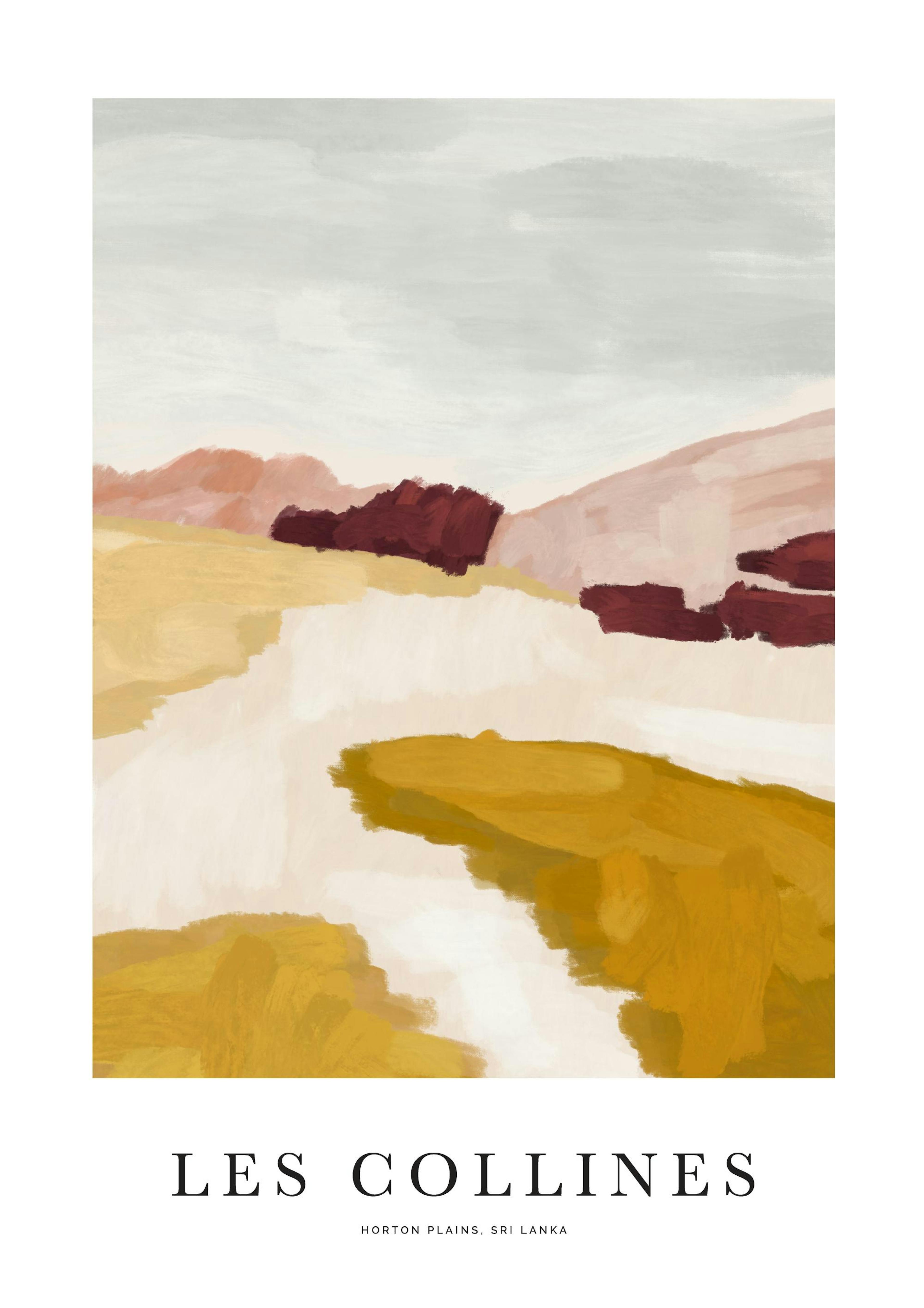 Les Collines No1 Print 0