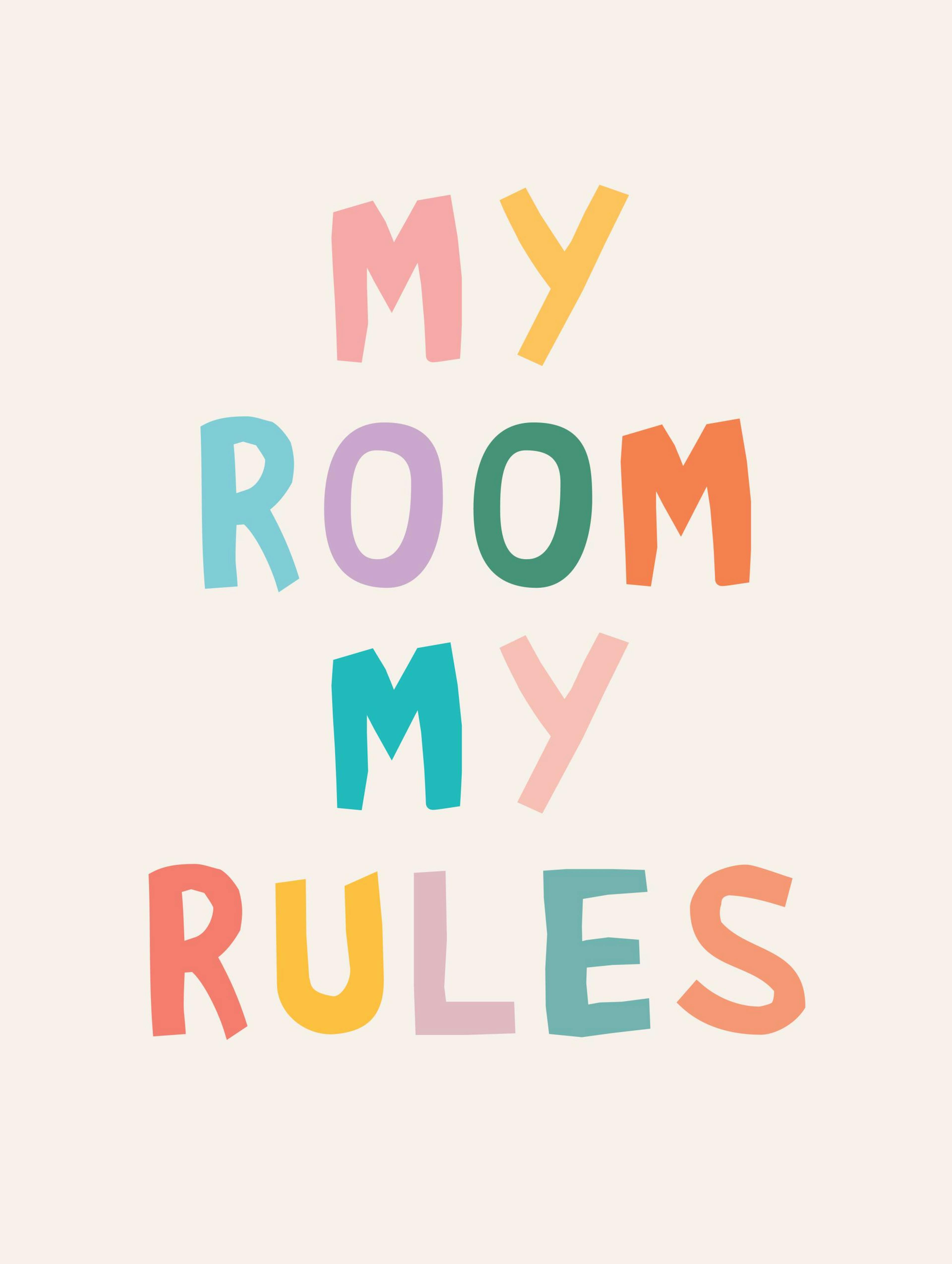 My Room My Rules Poster 0