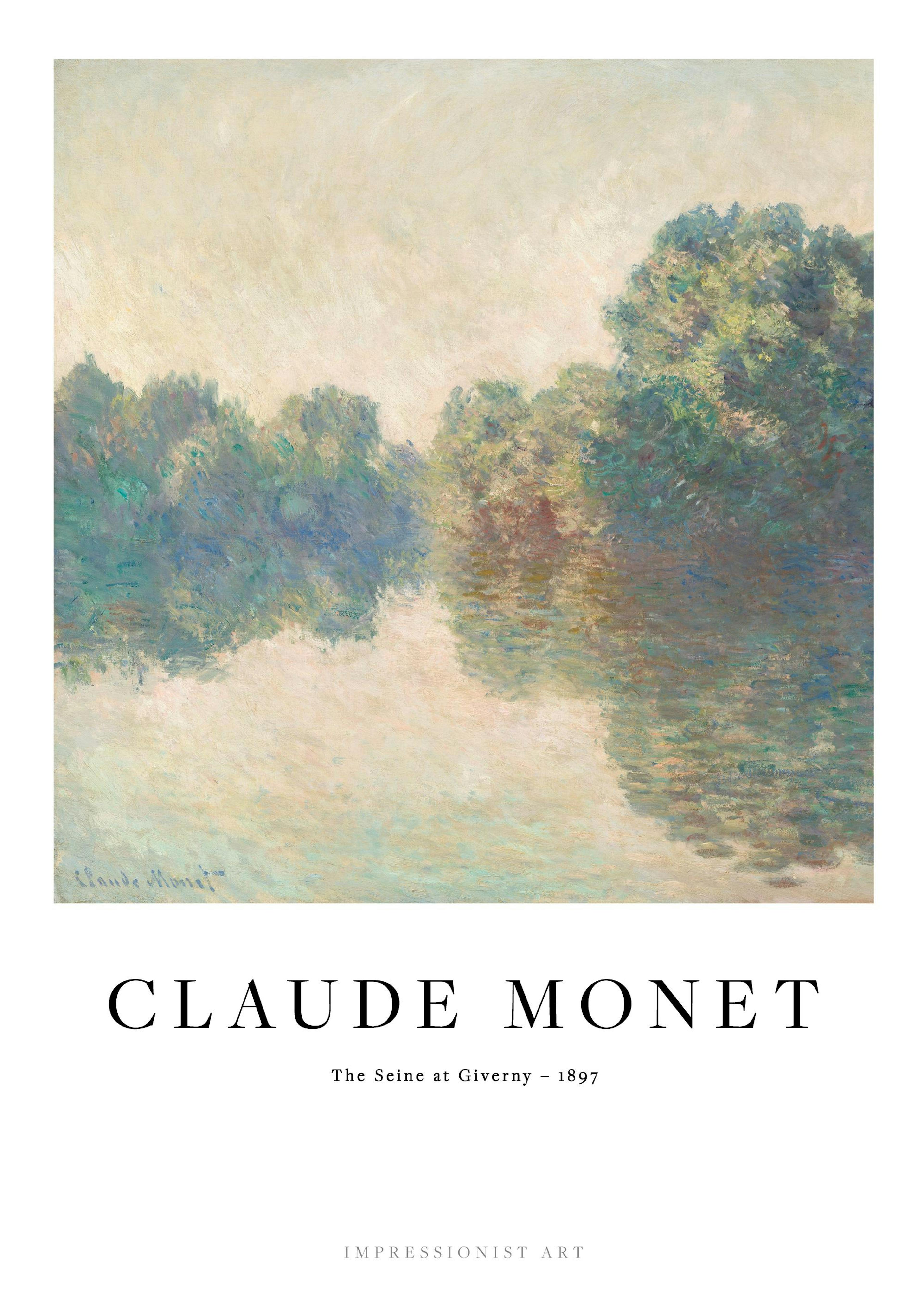 Monet - The Seine at Giverny Print 0