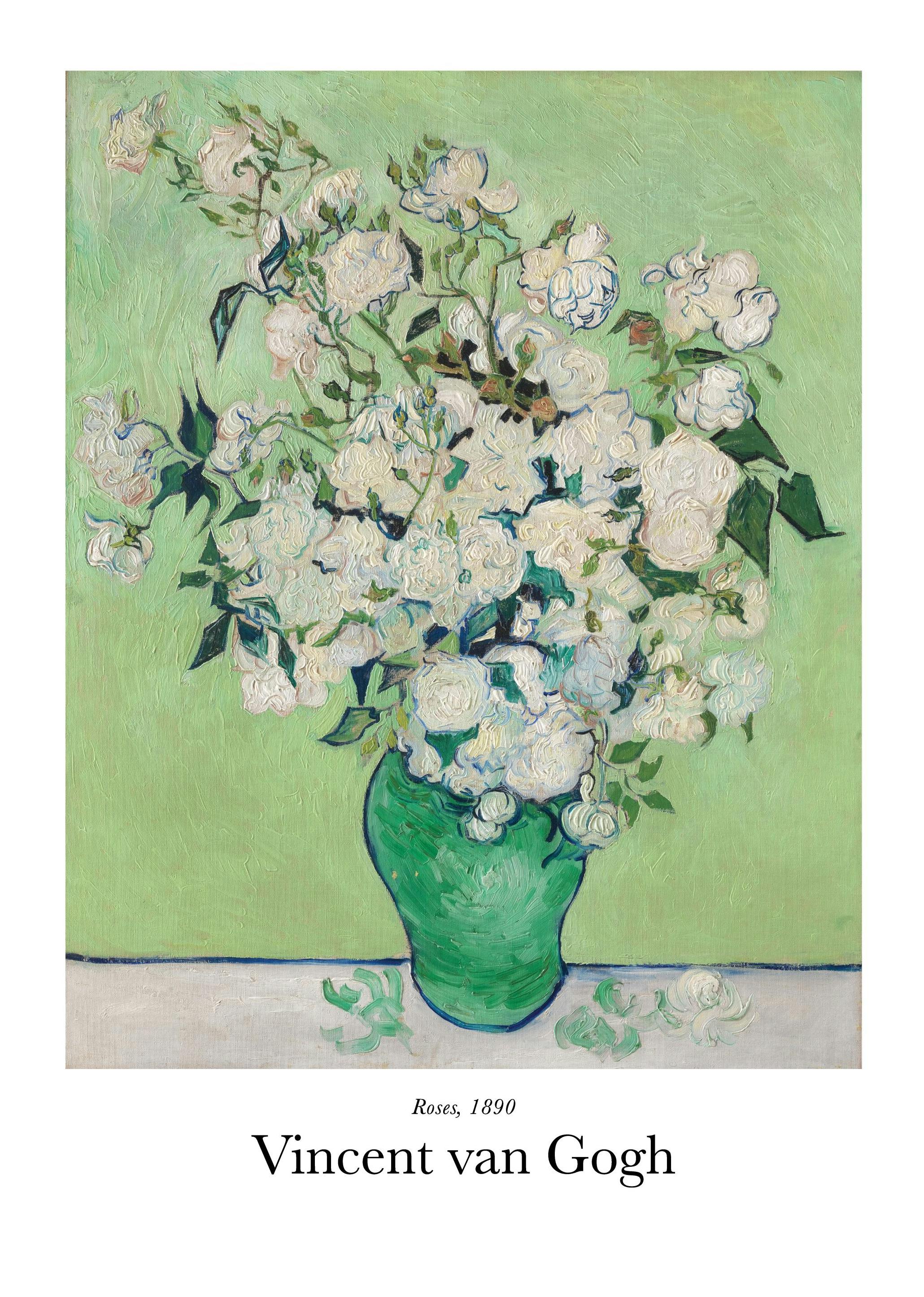 Prints - Van Gogh - Roses Print (30x40 cm) - Van Gogh Prints