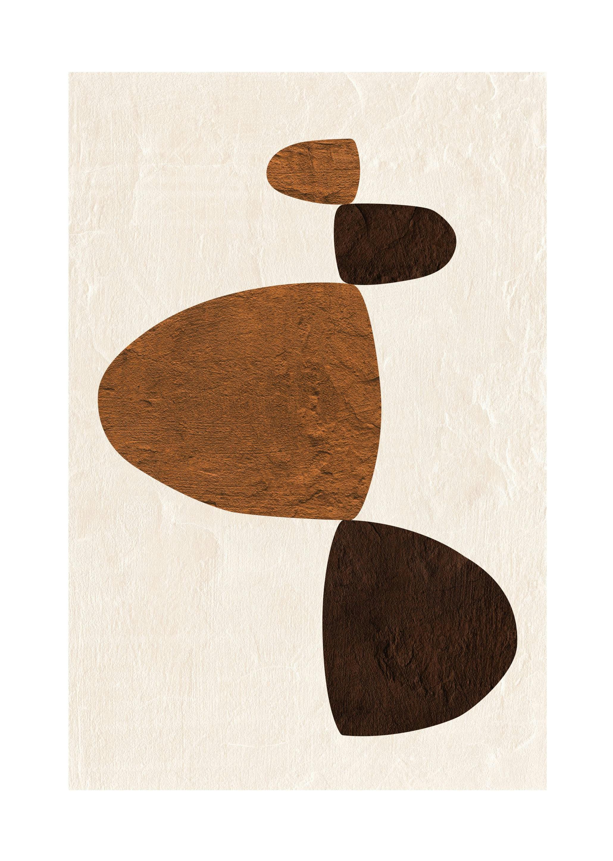 Chestnut Shapes Print (21x30 cm)