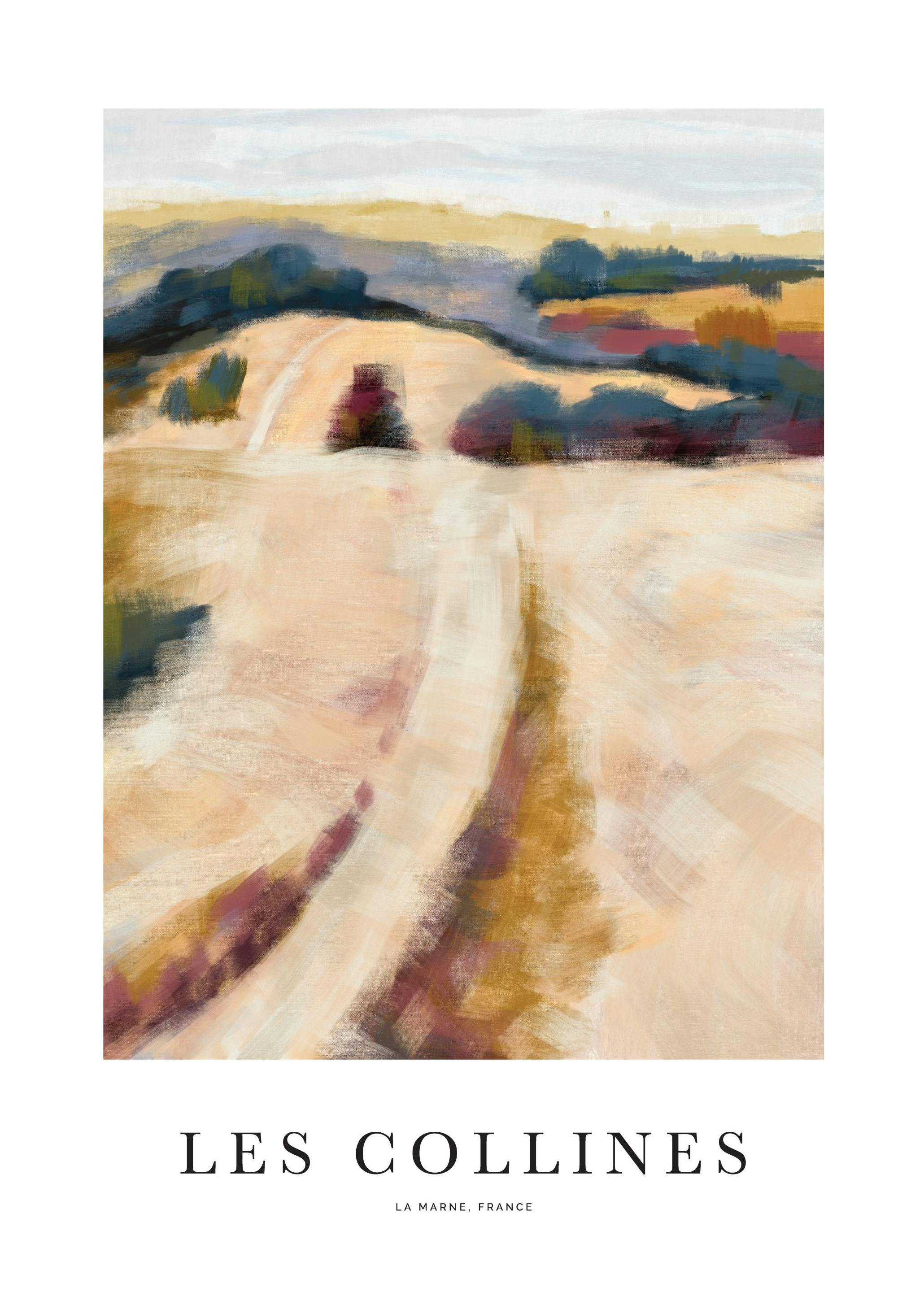 Les Collines No3 Print (70x100 cm)