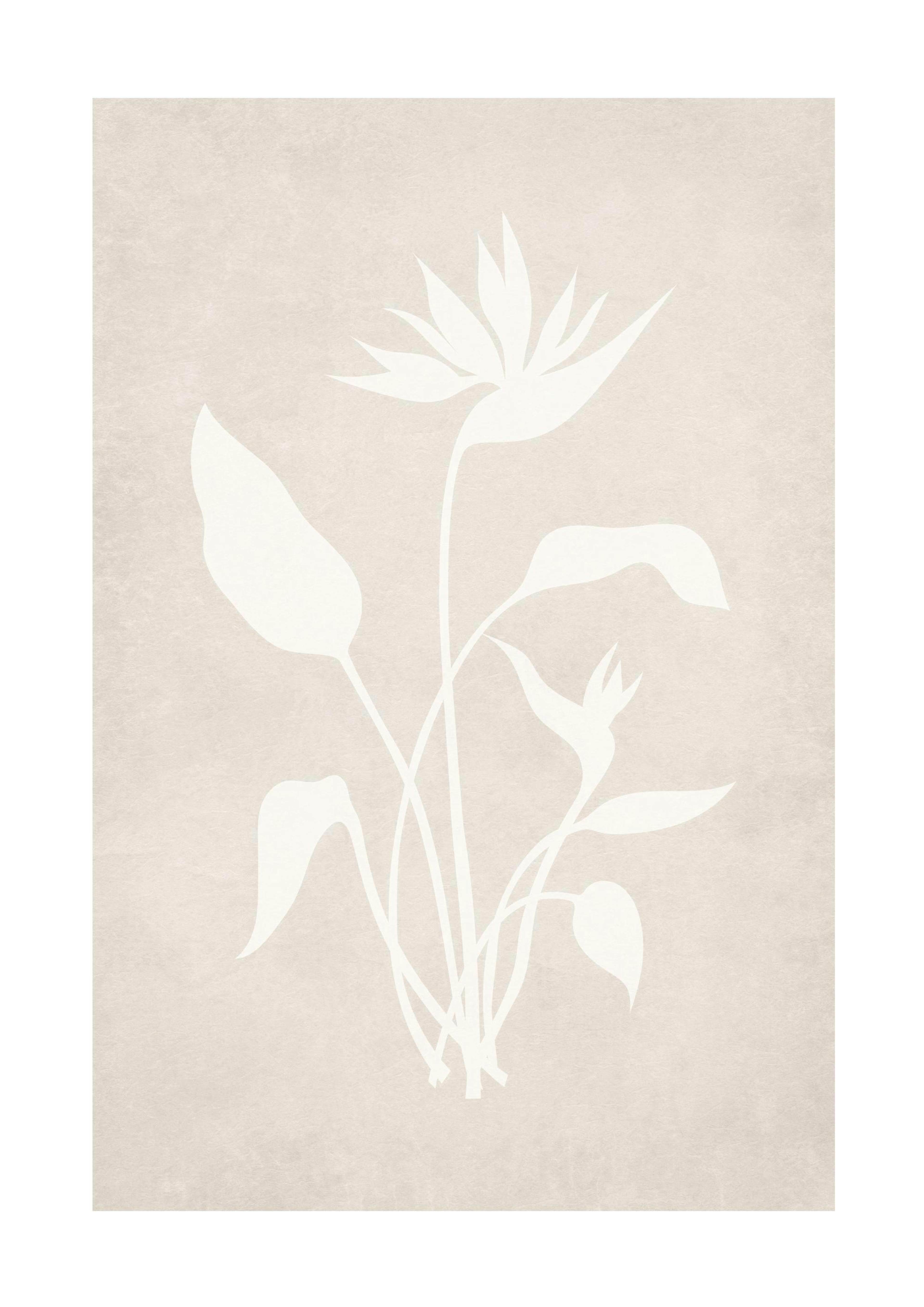 Beige Silhouette No1 Poster 0
