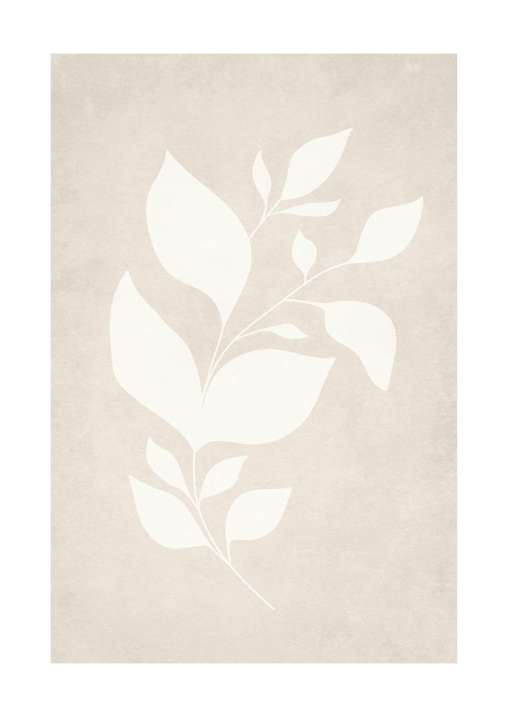 Beige Silhouette No2 Poster 0
