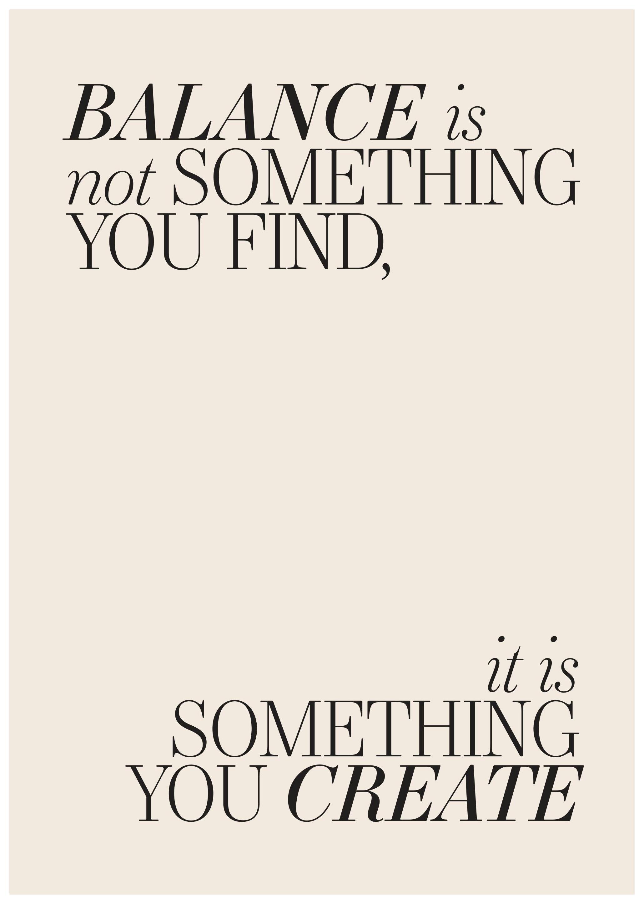 Something You Create Poster (50x70 cm) - Poster