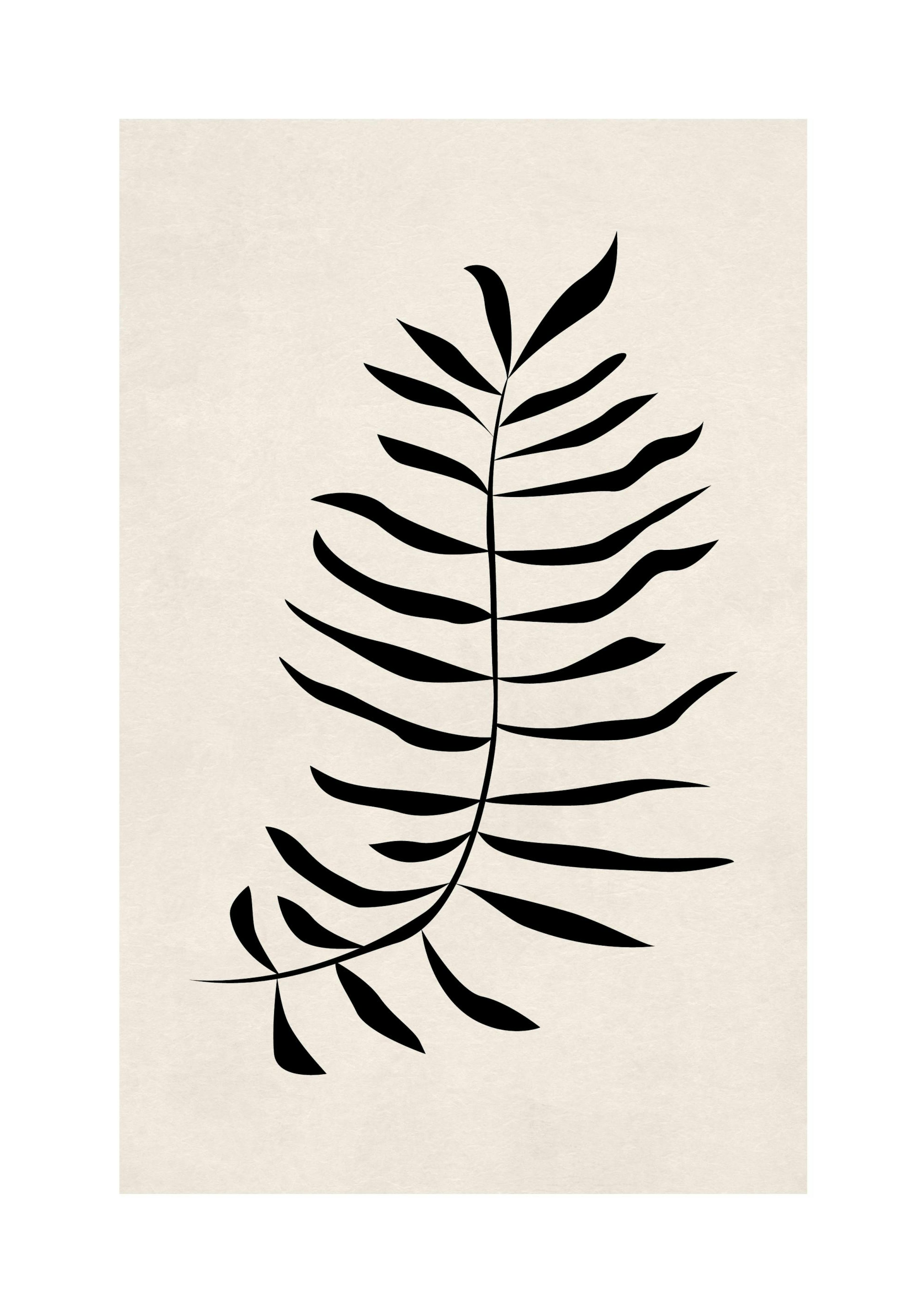 The Black Leaf Print