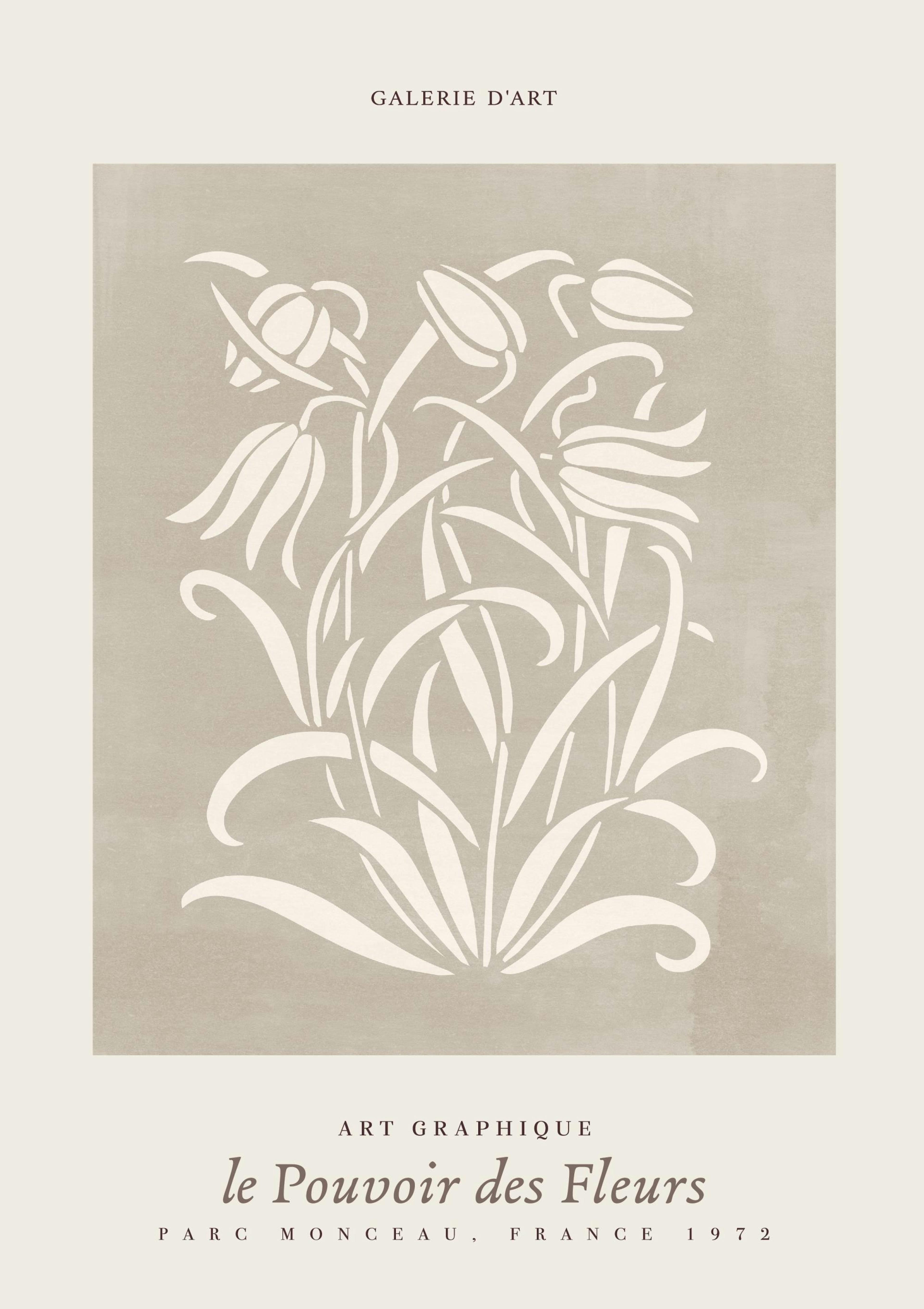 Le Pouvoir Des Fleurs Affiche
