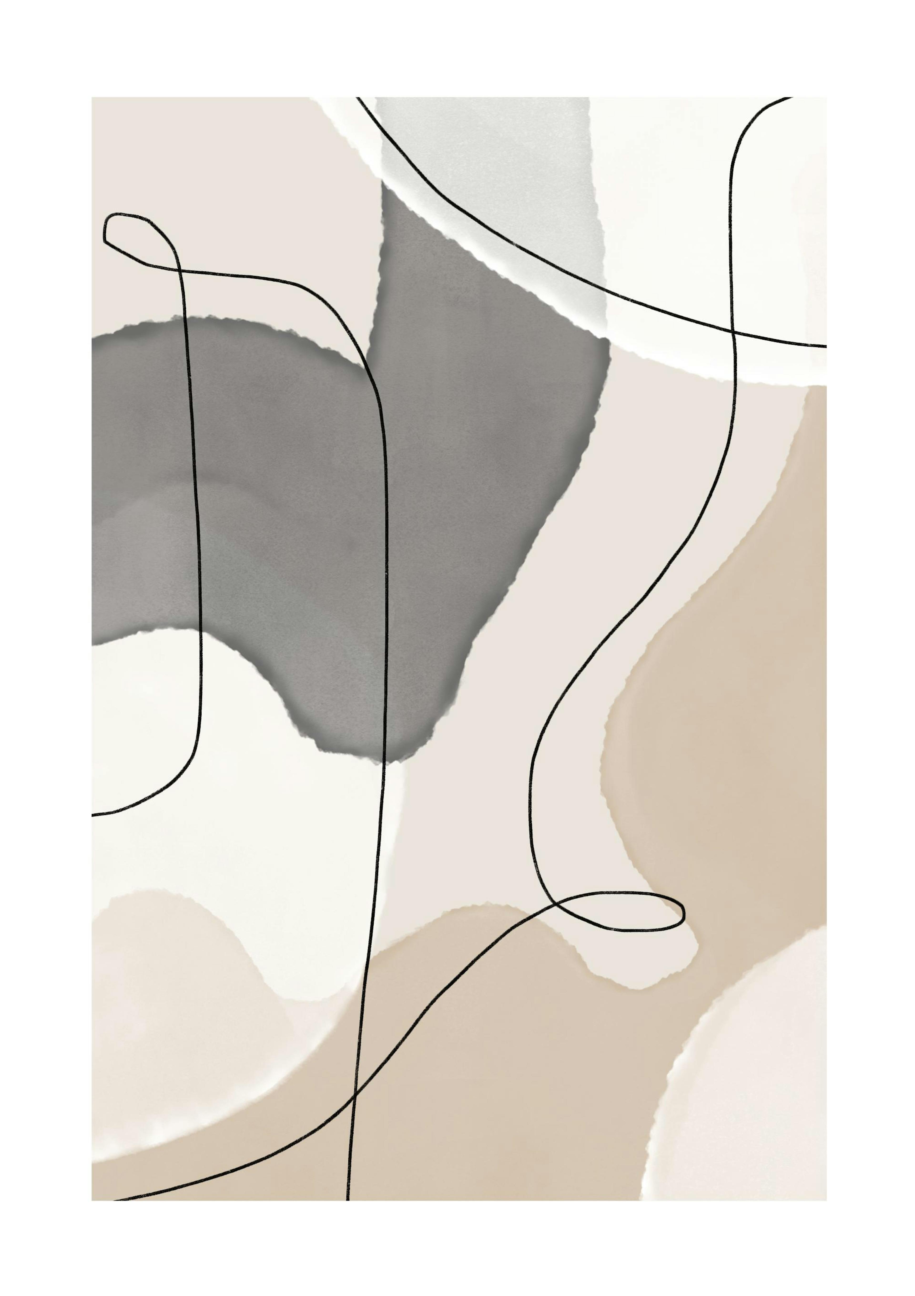 Shapes and Lines No2 Print 0