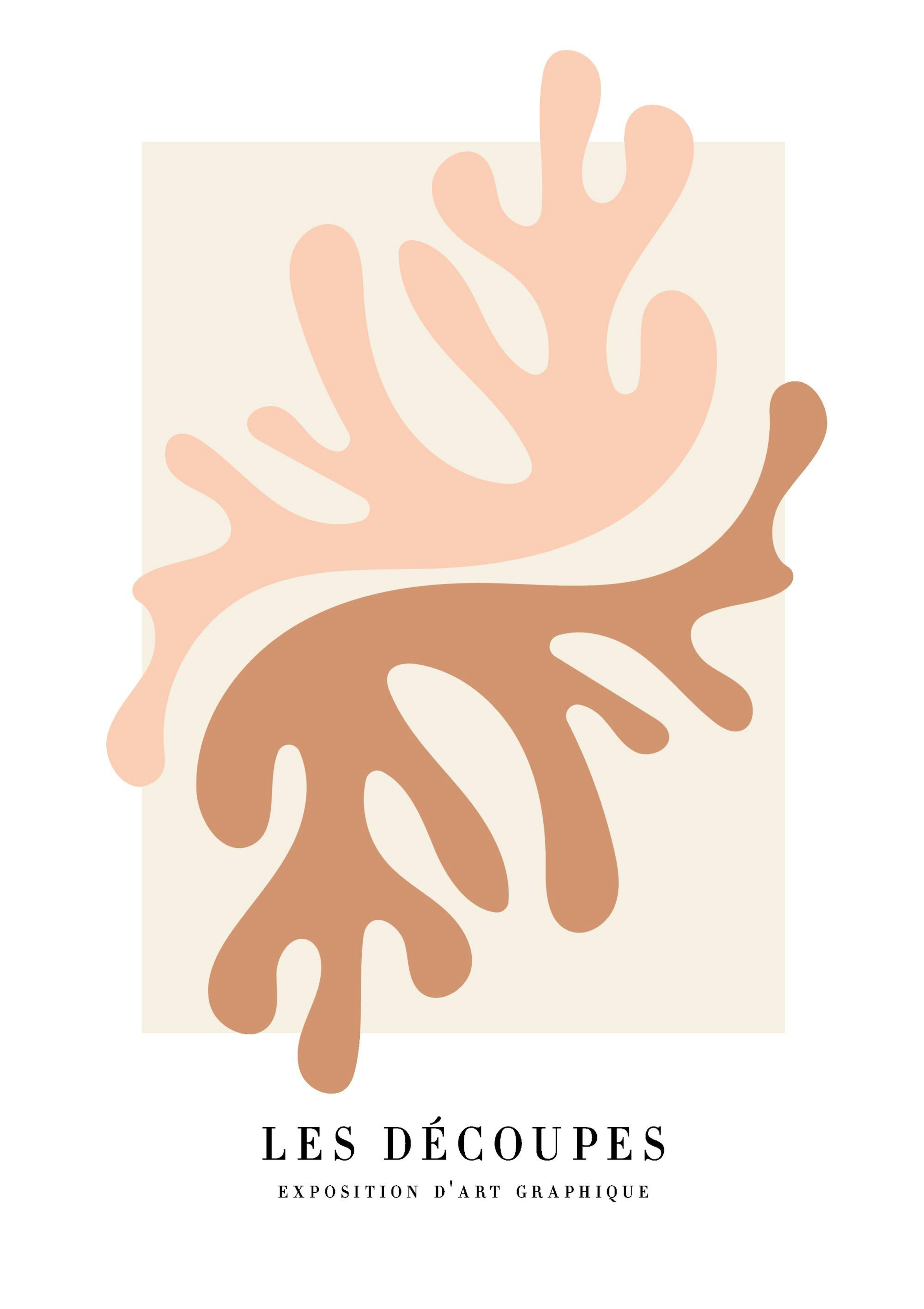 Cut-Out Coral 포스터