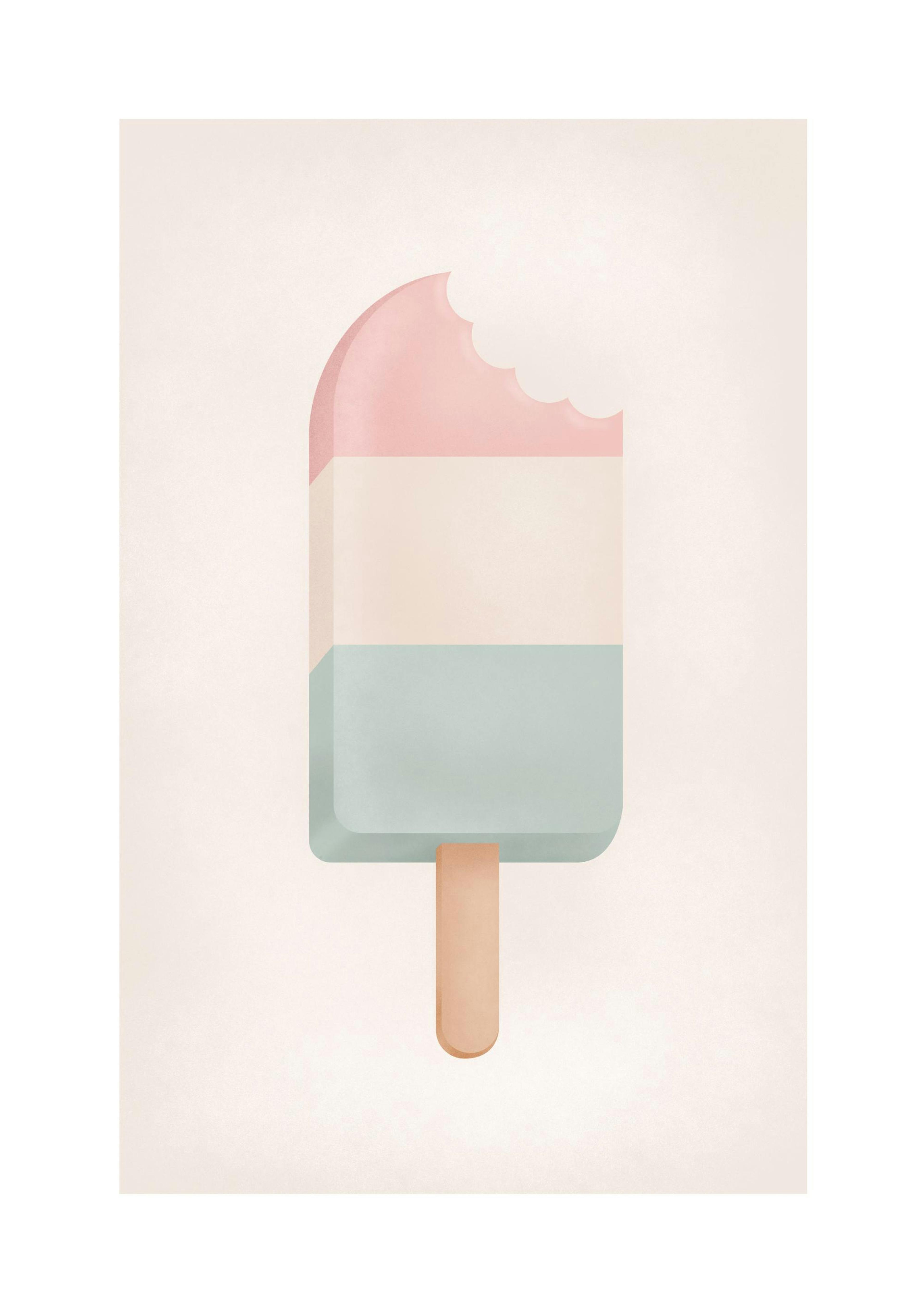 Pastel Ice Cream Poster