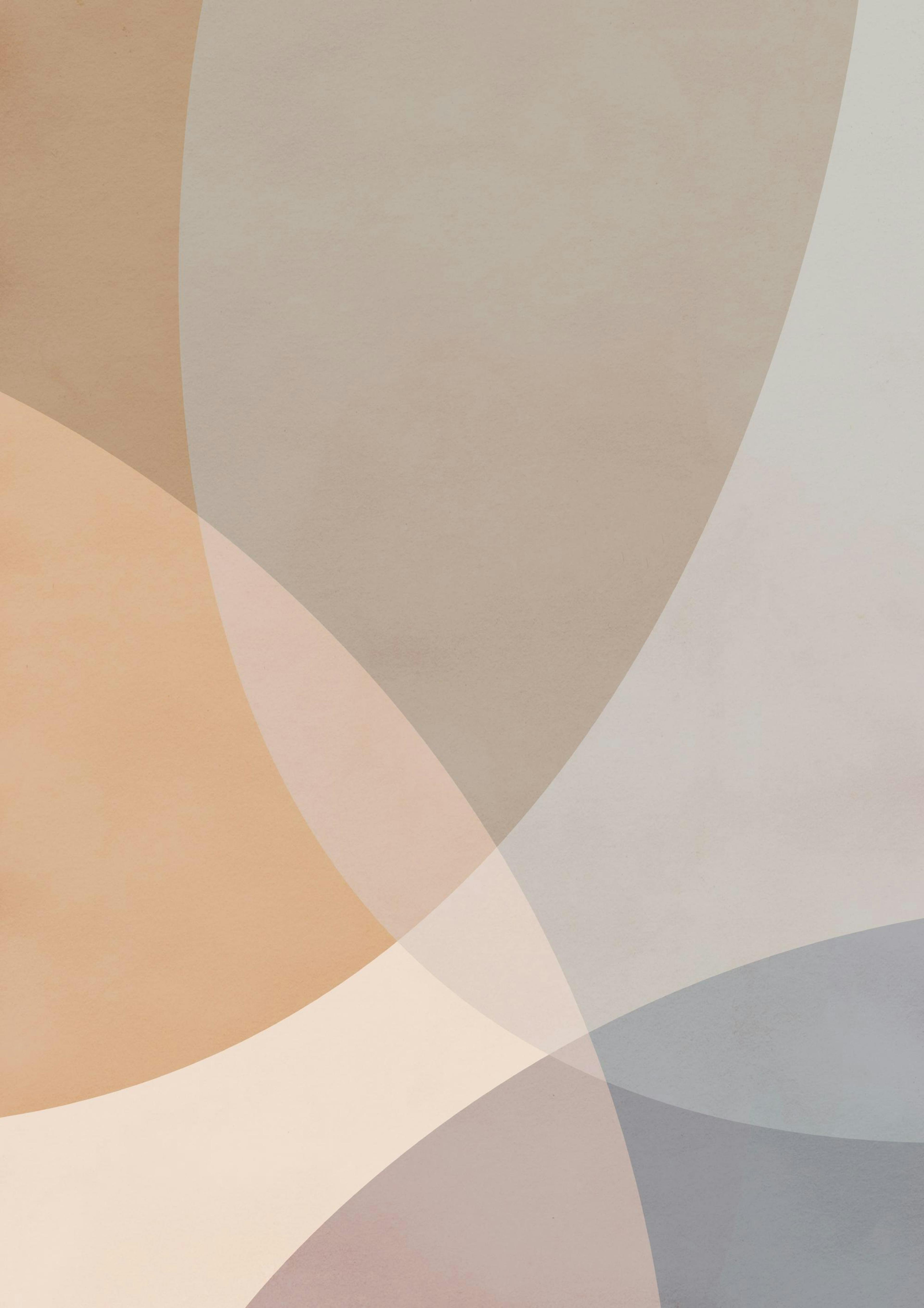 Soft Colored Shapes No2 Print 0