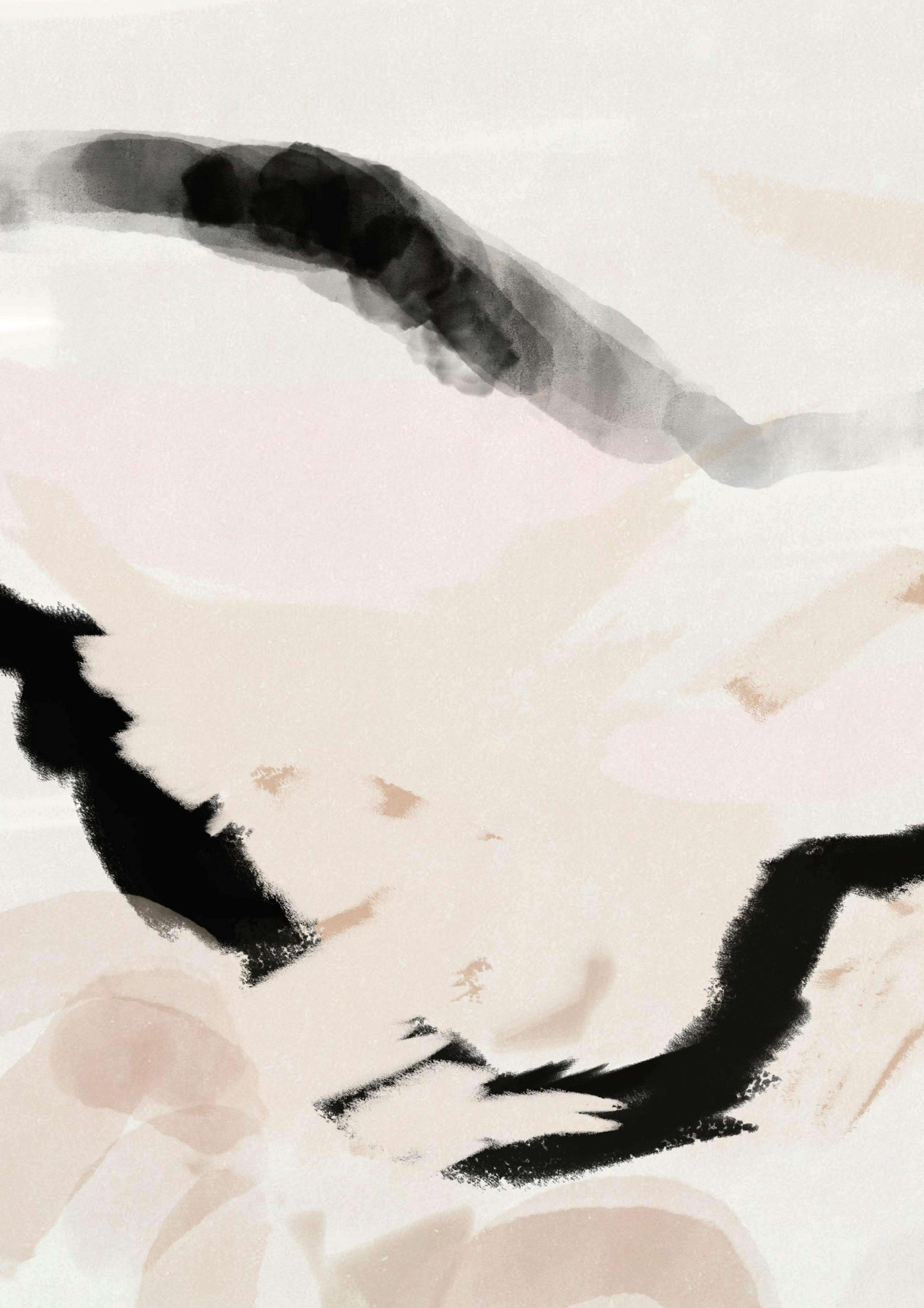 Beige Wave No1 Poster 0