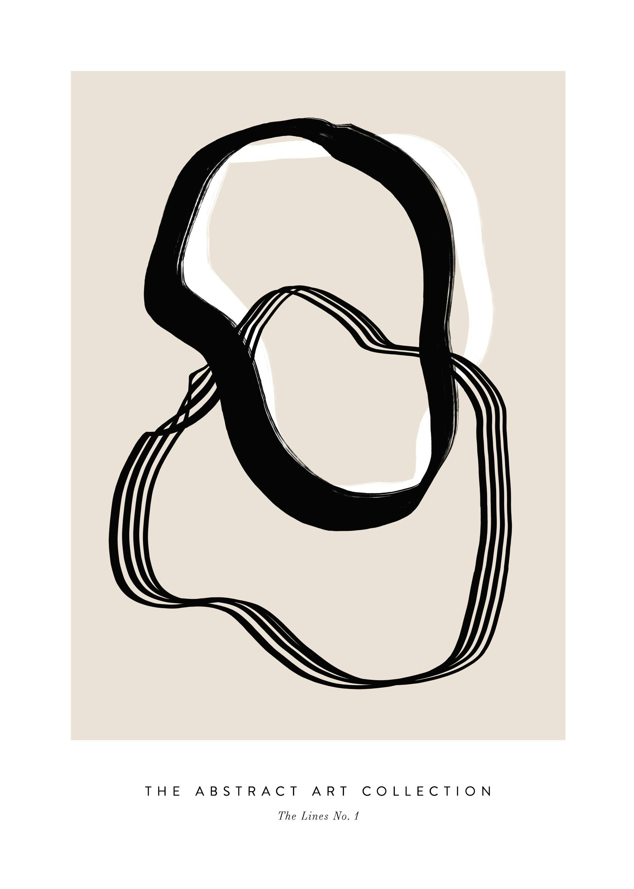 The Lines No1 Poster (30x40 cm)-Poster