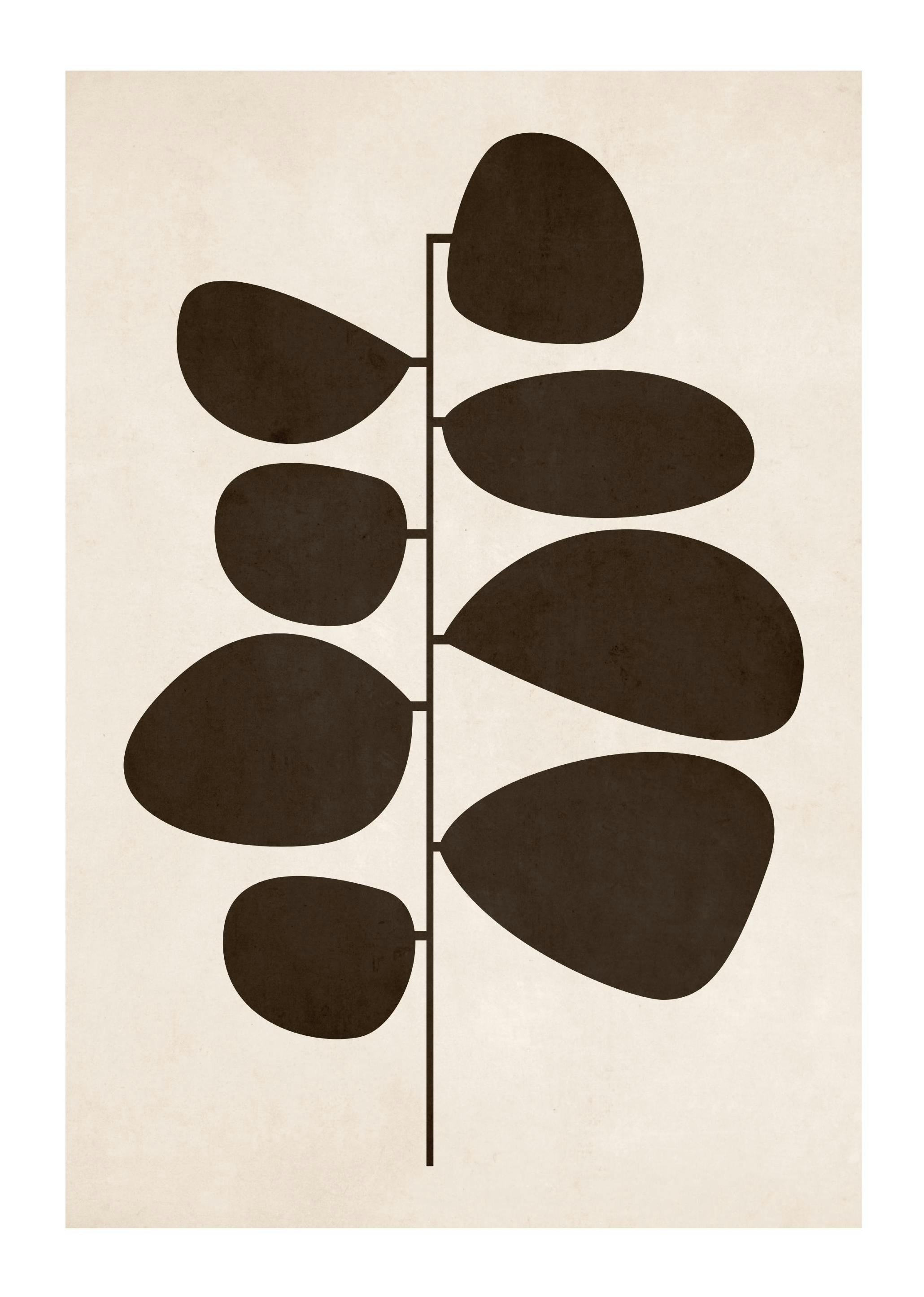 Retro Botanical Affiche (50x70 cm)