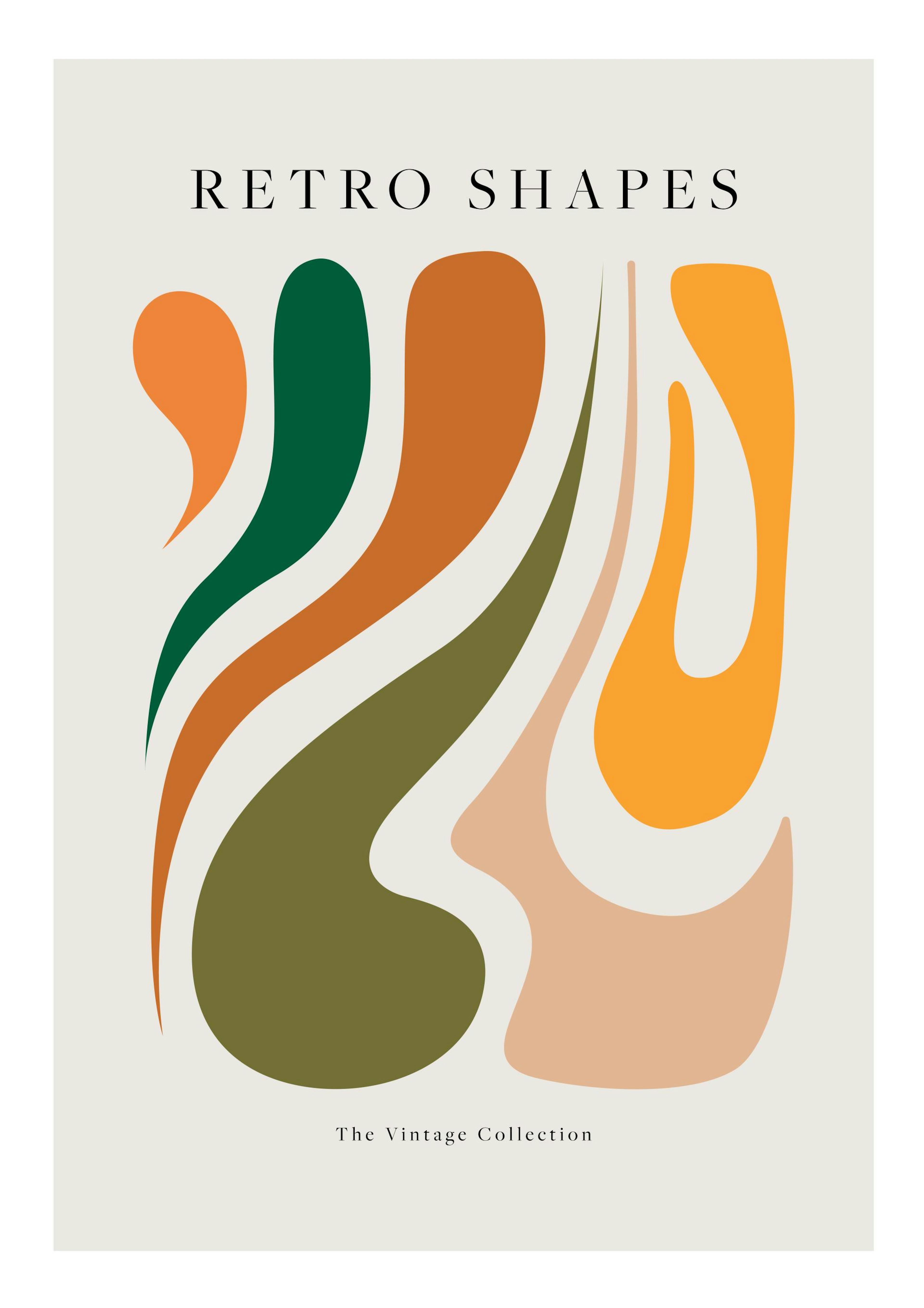 Retro Shapes No2 포스터 0