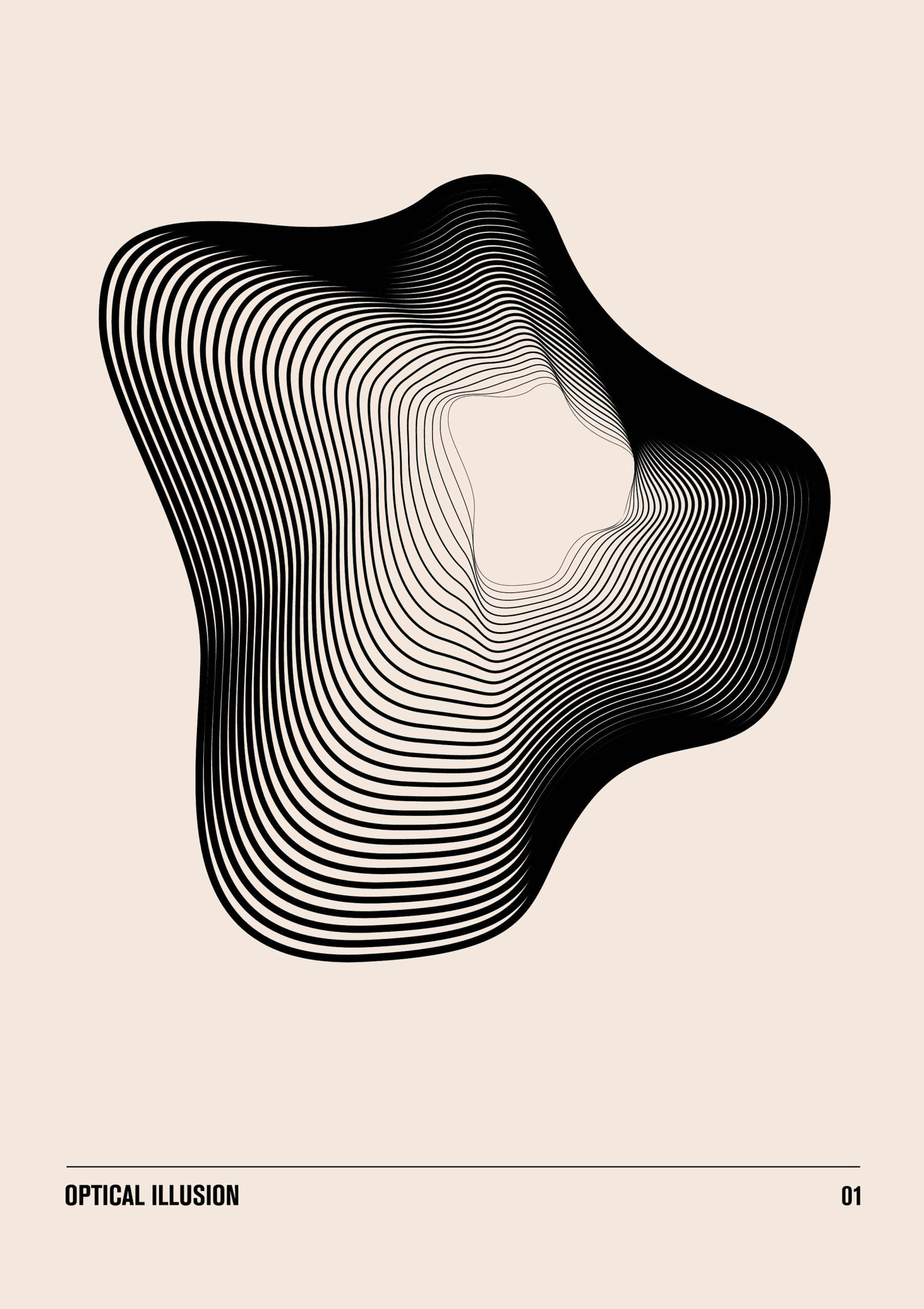 Optical Illusion No1 Poster