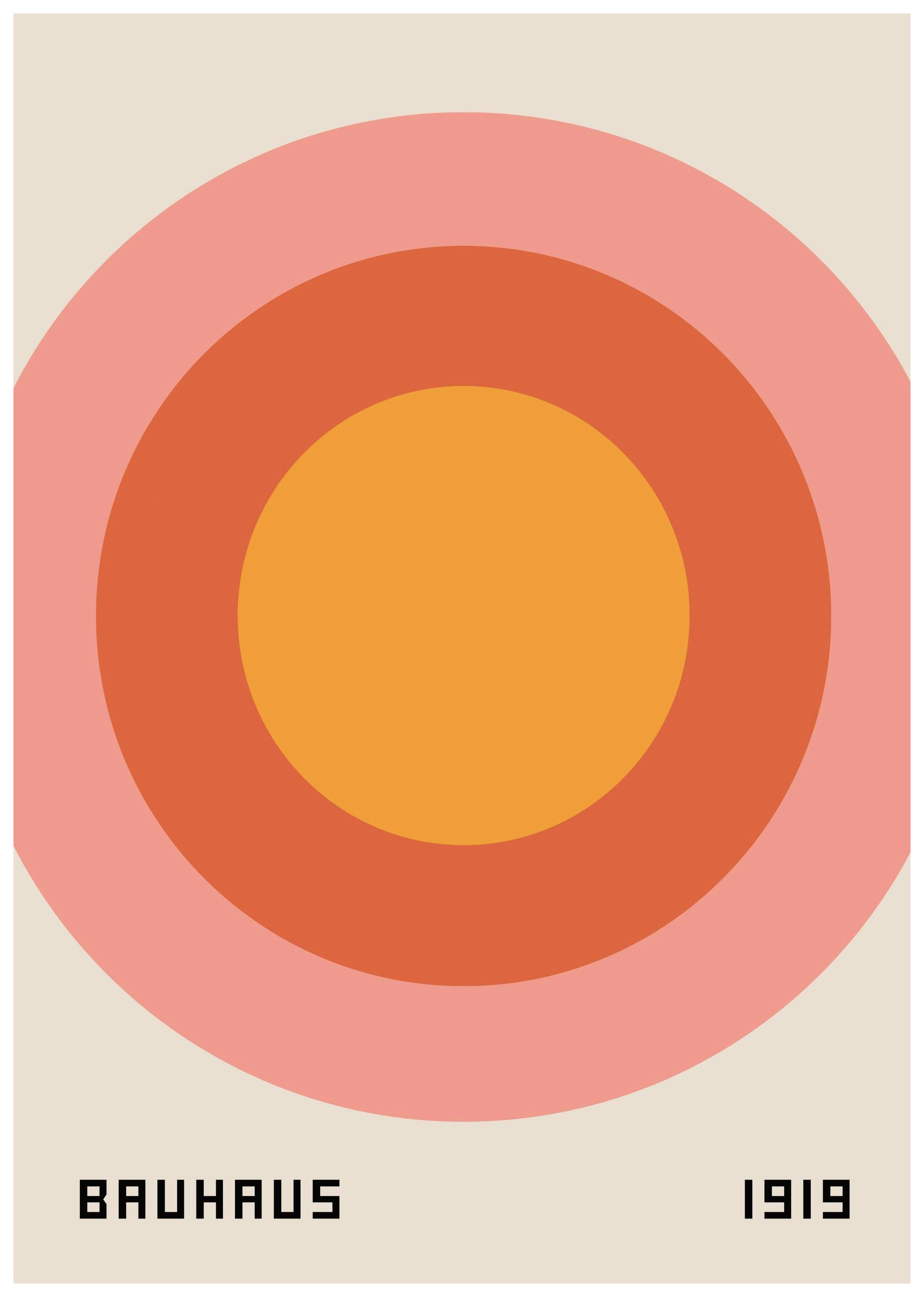 Bauhaus 1919 Print (21x30 cm)- Bauhaus Posters