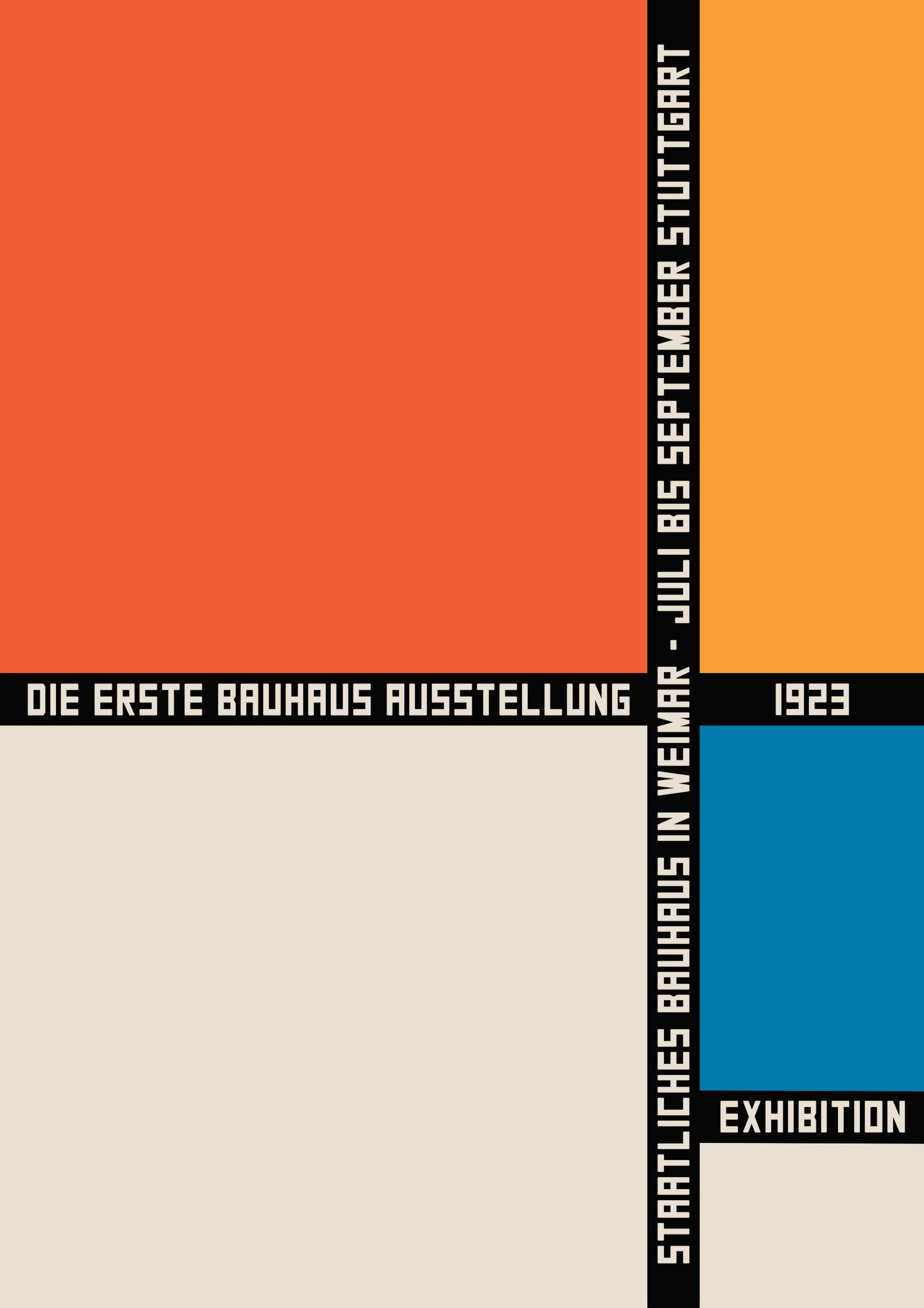 Bauhaus Geometric Color Blocks Plakát 0