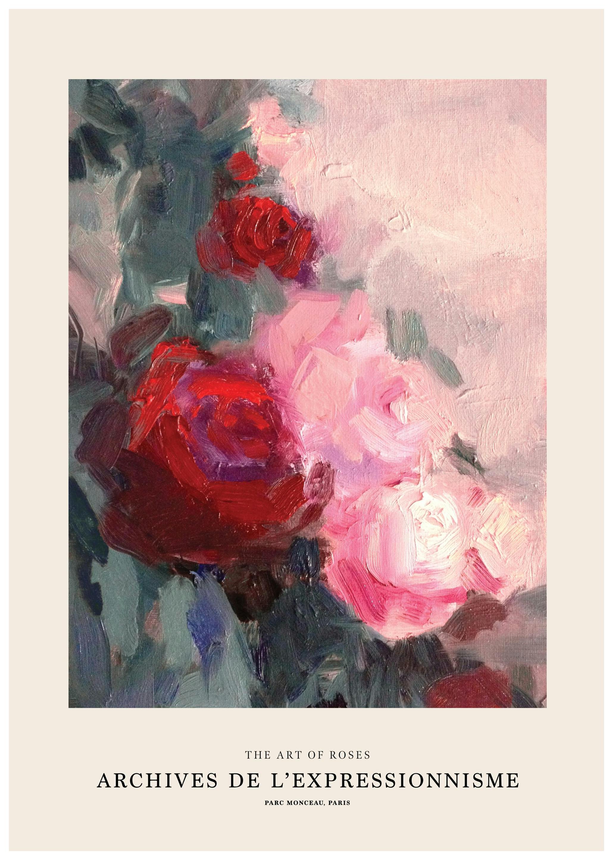 Art of Roses Print (50x70 cm)