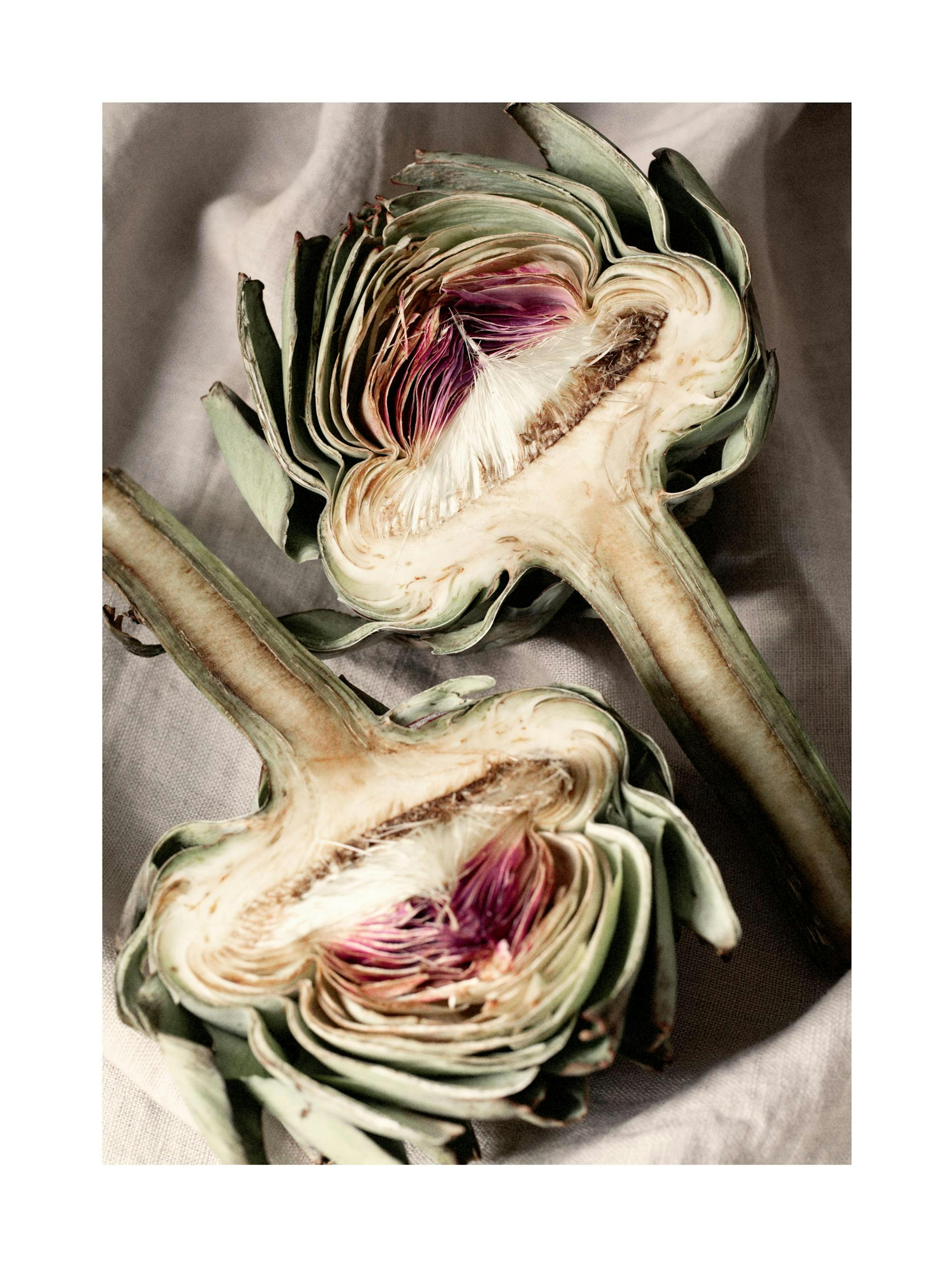 Soft Artichokes Poster