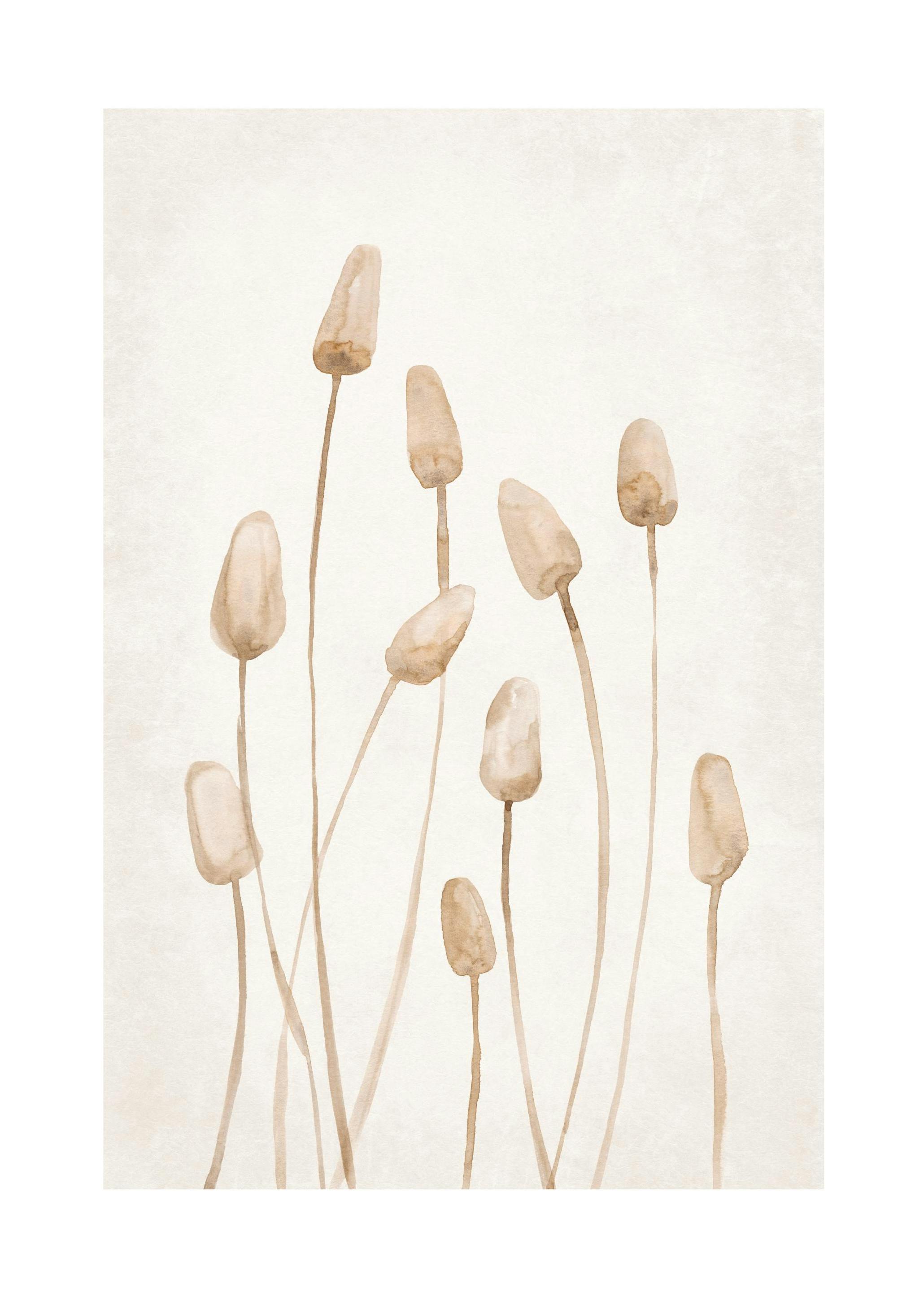 Watercolor Dried Plants Print (21x30 cm)