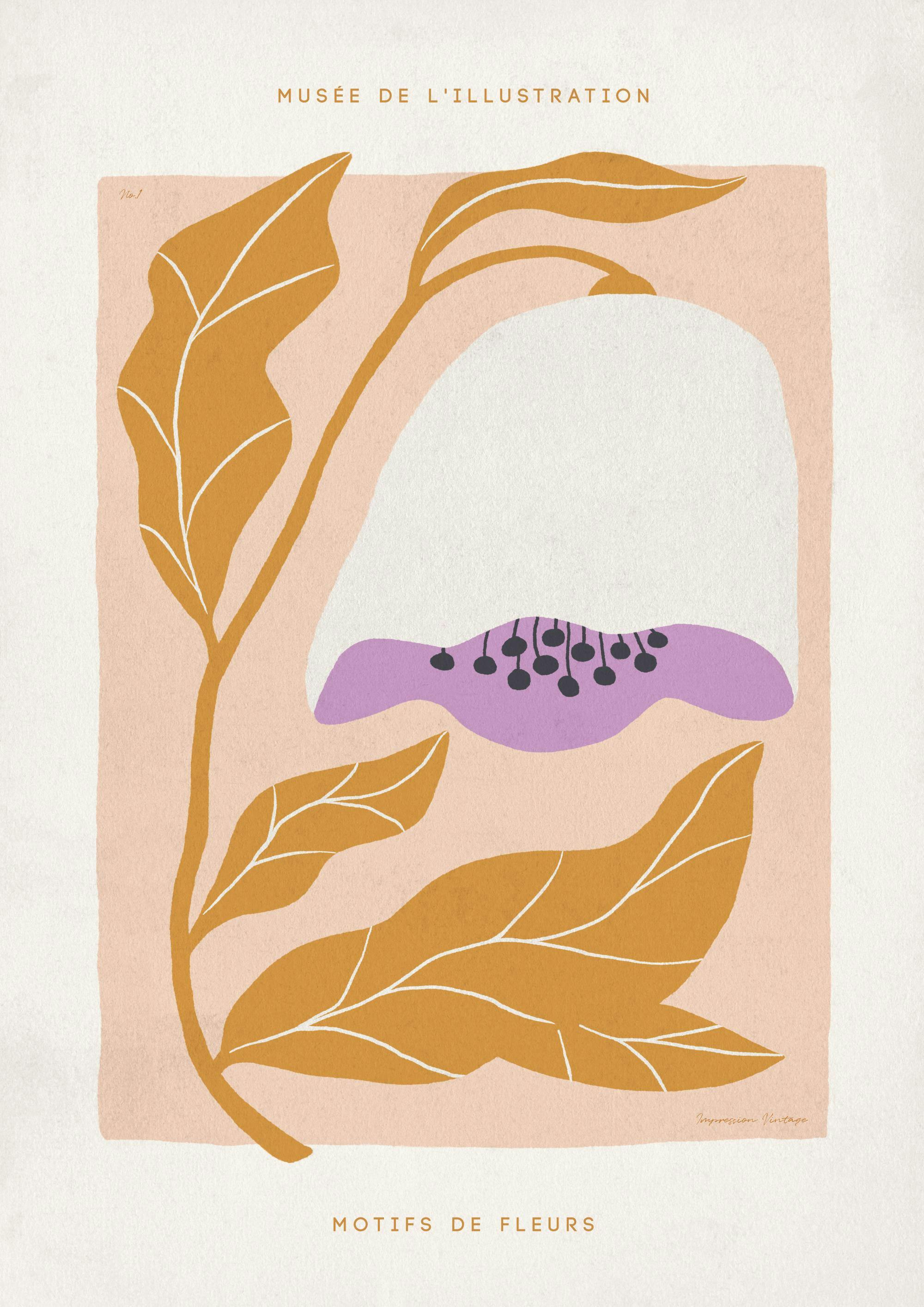 Motifs de Fleurs No1 포스터 0