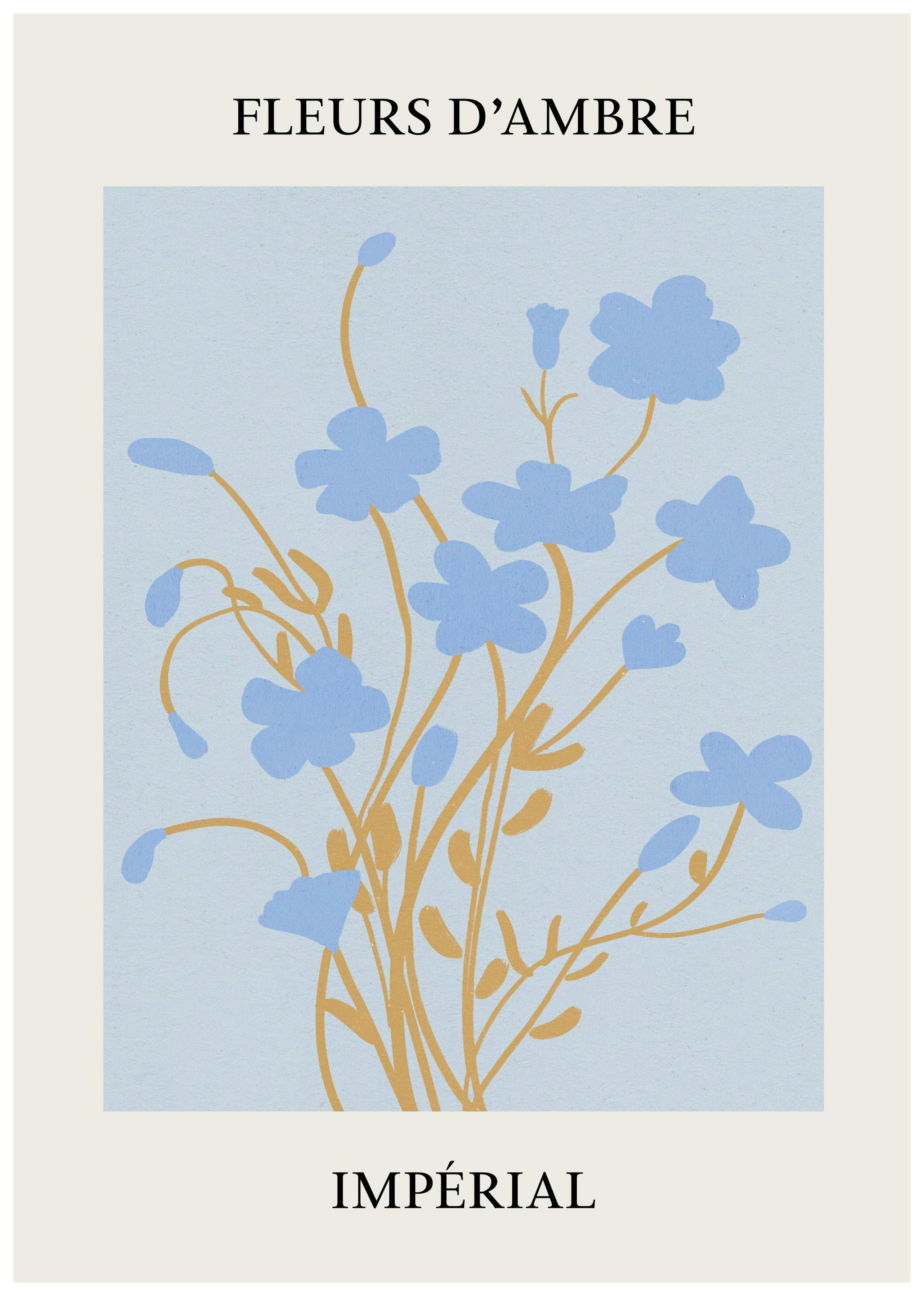 Fleurs No2 Print (50x70 cm)