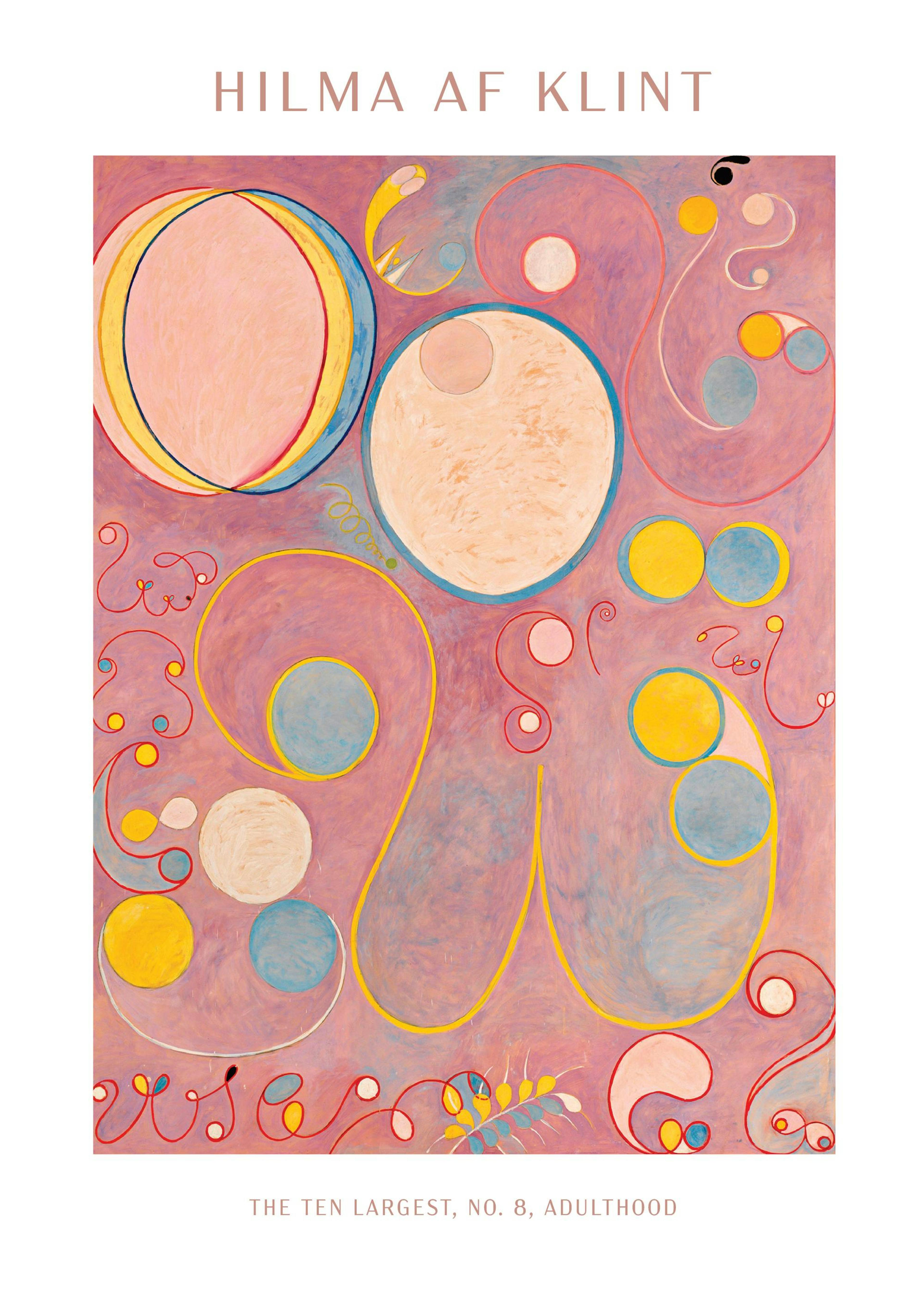 Print - The ten largest, No.8, adulthood by Hilma Af Klint 0