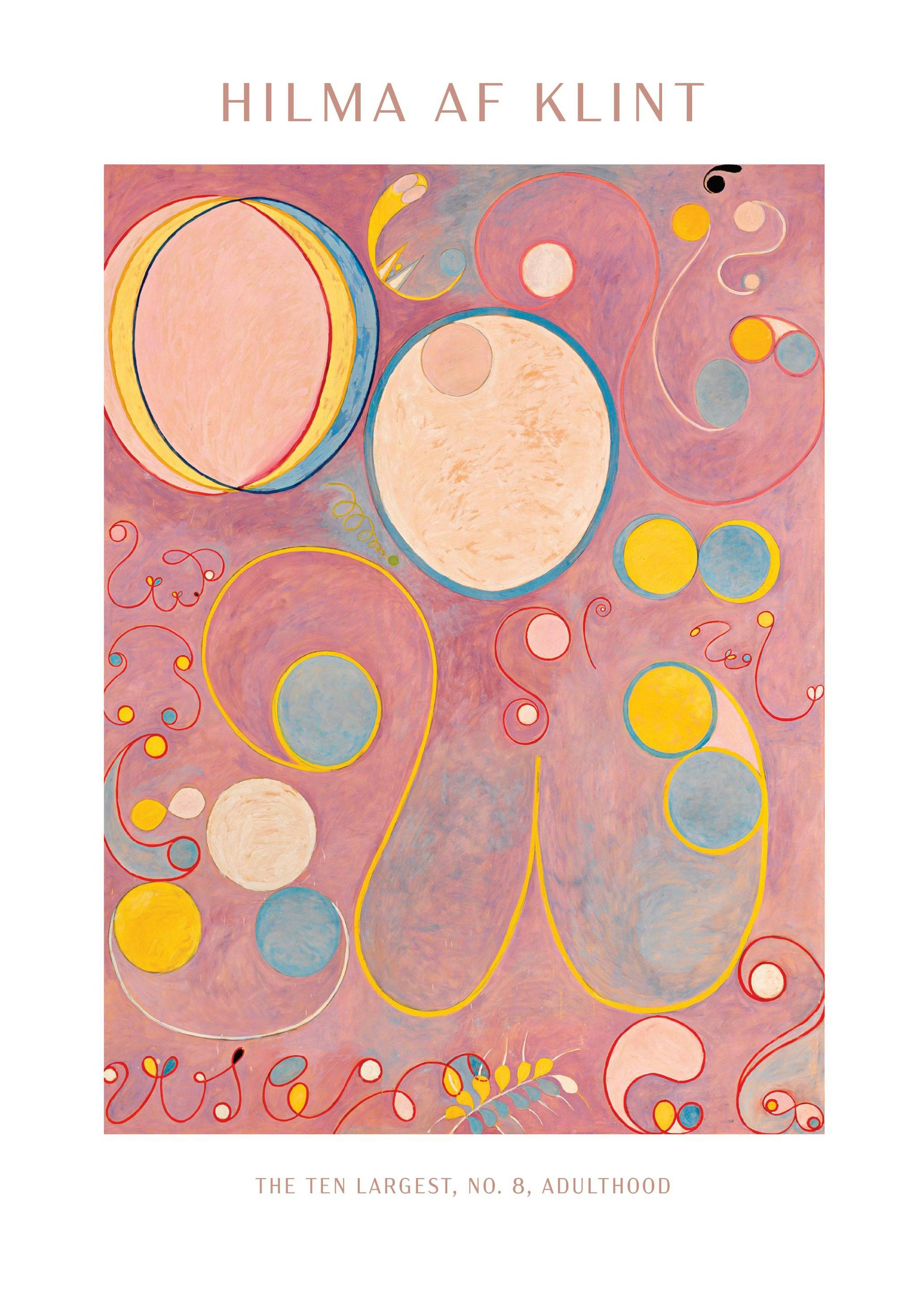 Poster - The ten largest, No.8, adulthood by Hilma Af Klint (30x40 cm)