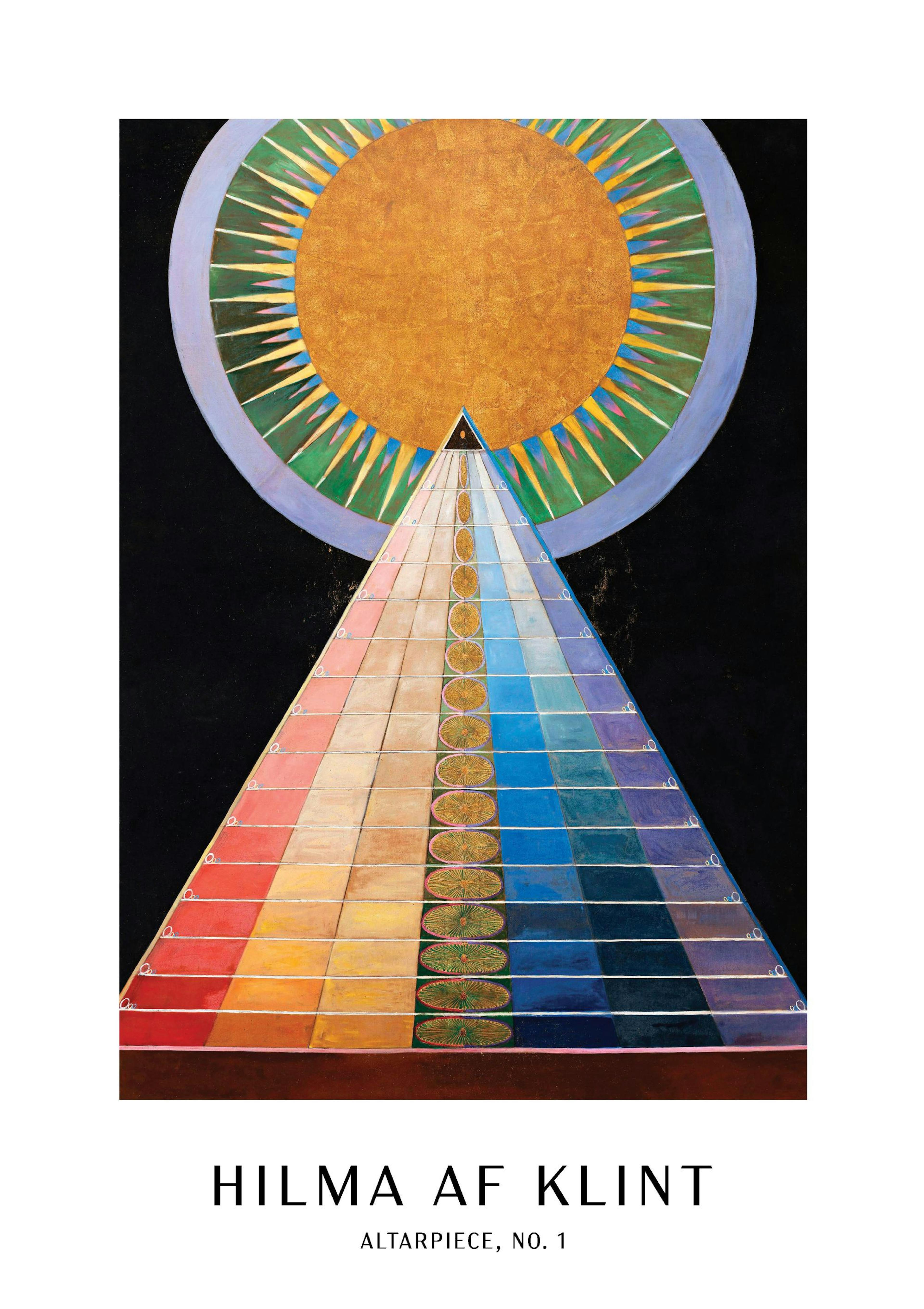 Plagát - Altarpiece, No.1 by Hilma Af Klint