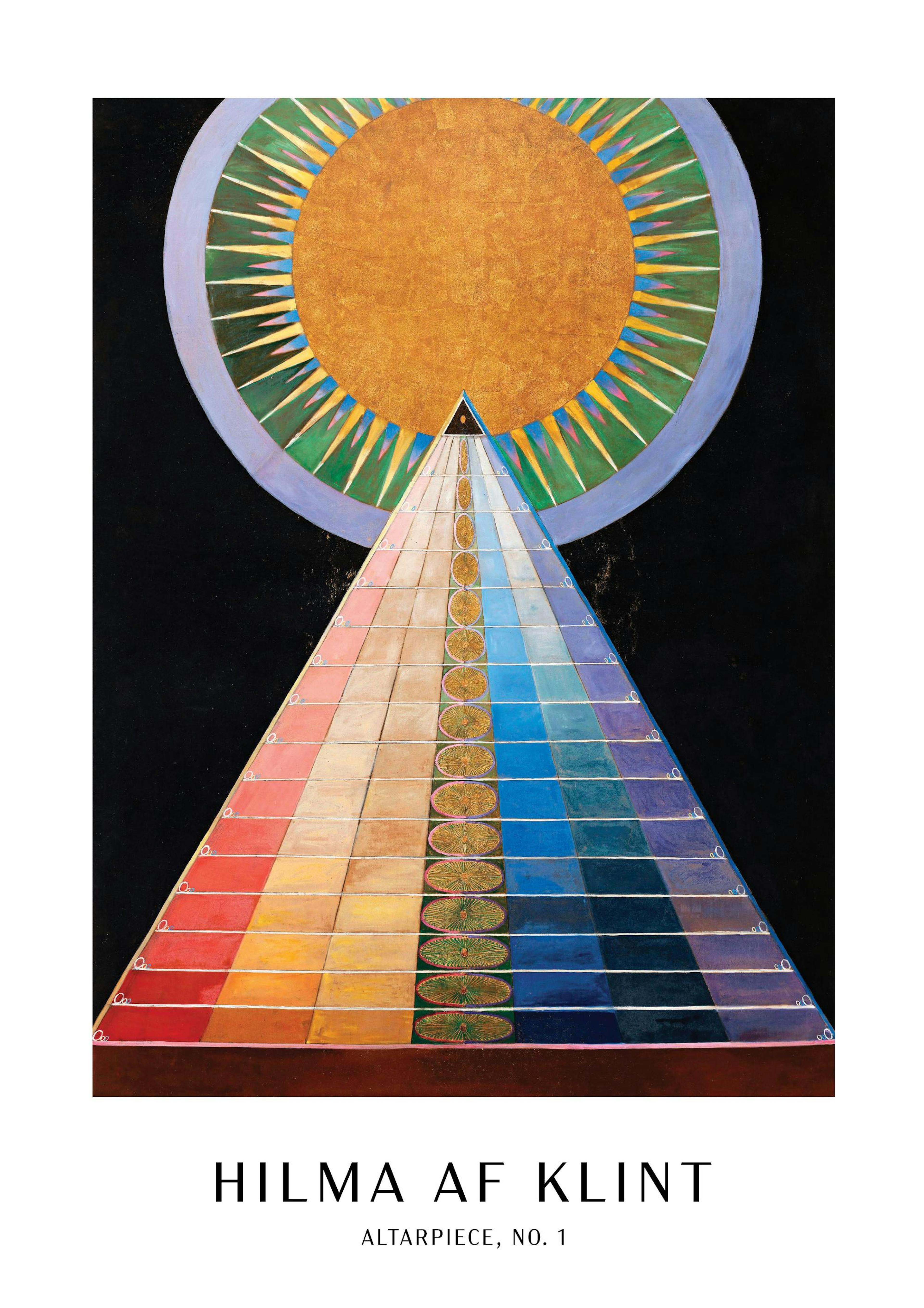 Poster - Altarpiece, No.1 by Hilma Af Klint 0