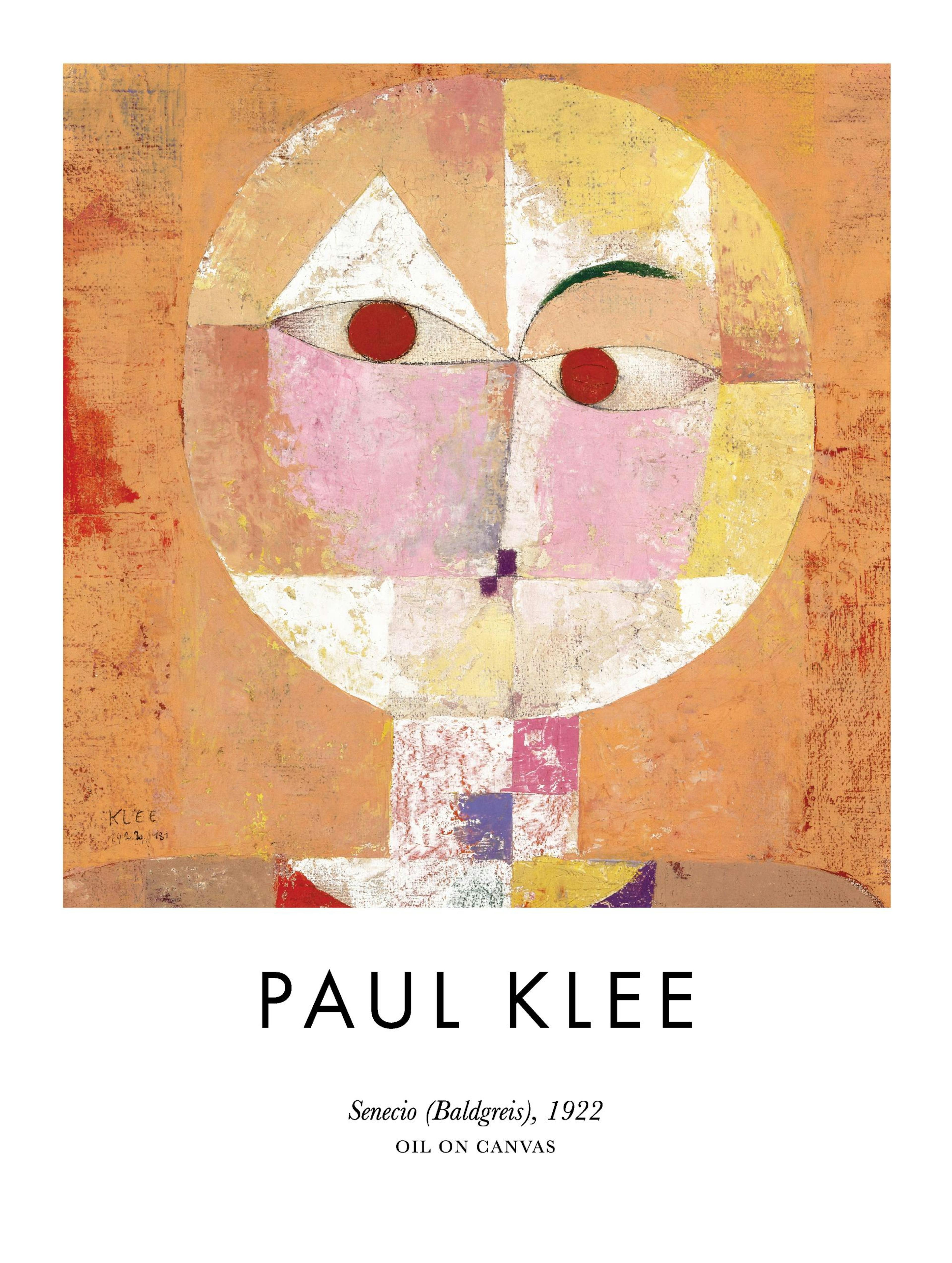 Paul Klee - Senecio (Baldgreis) Affiche