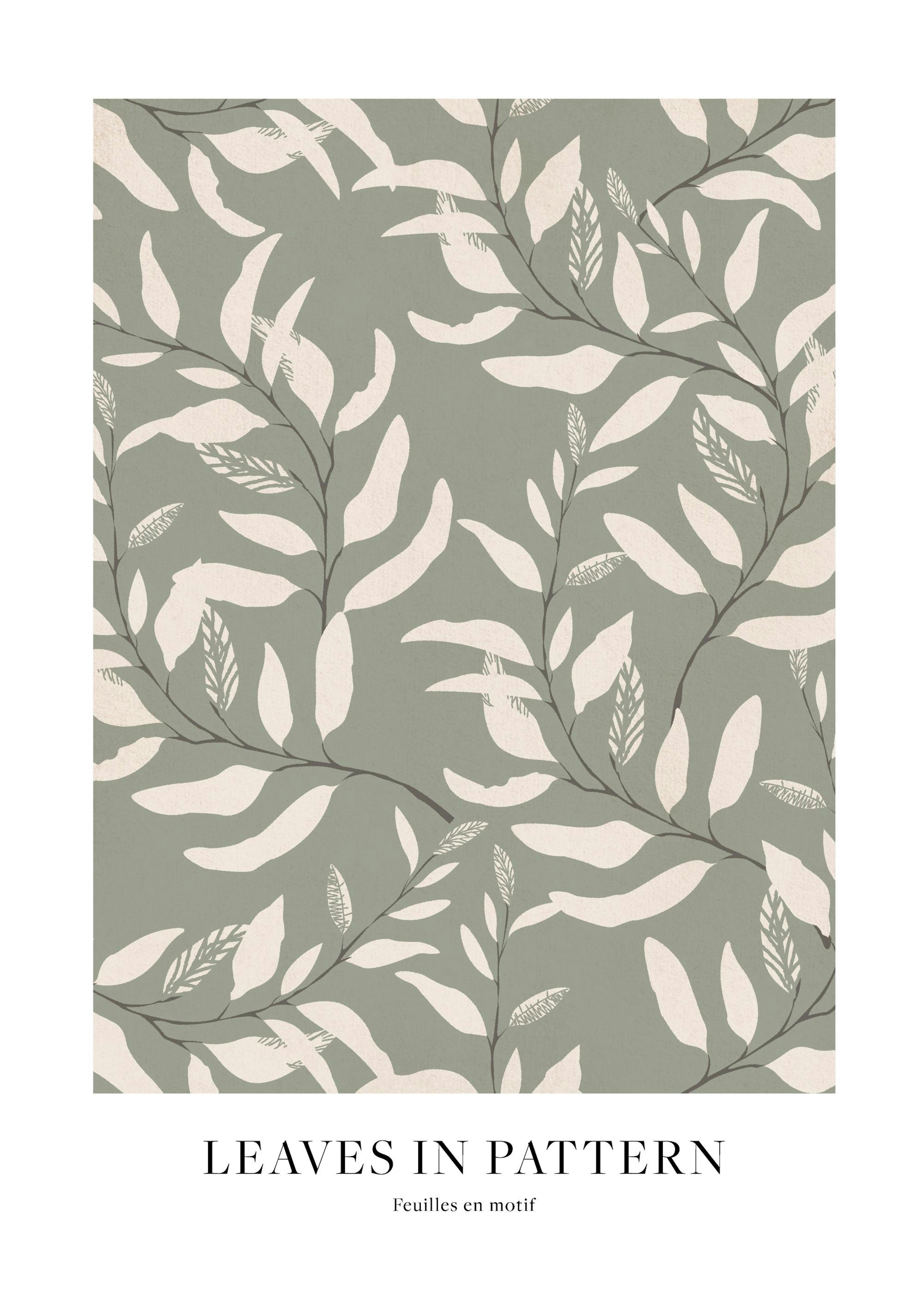 Leaves in Pattern Print 0