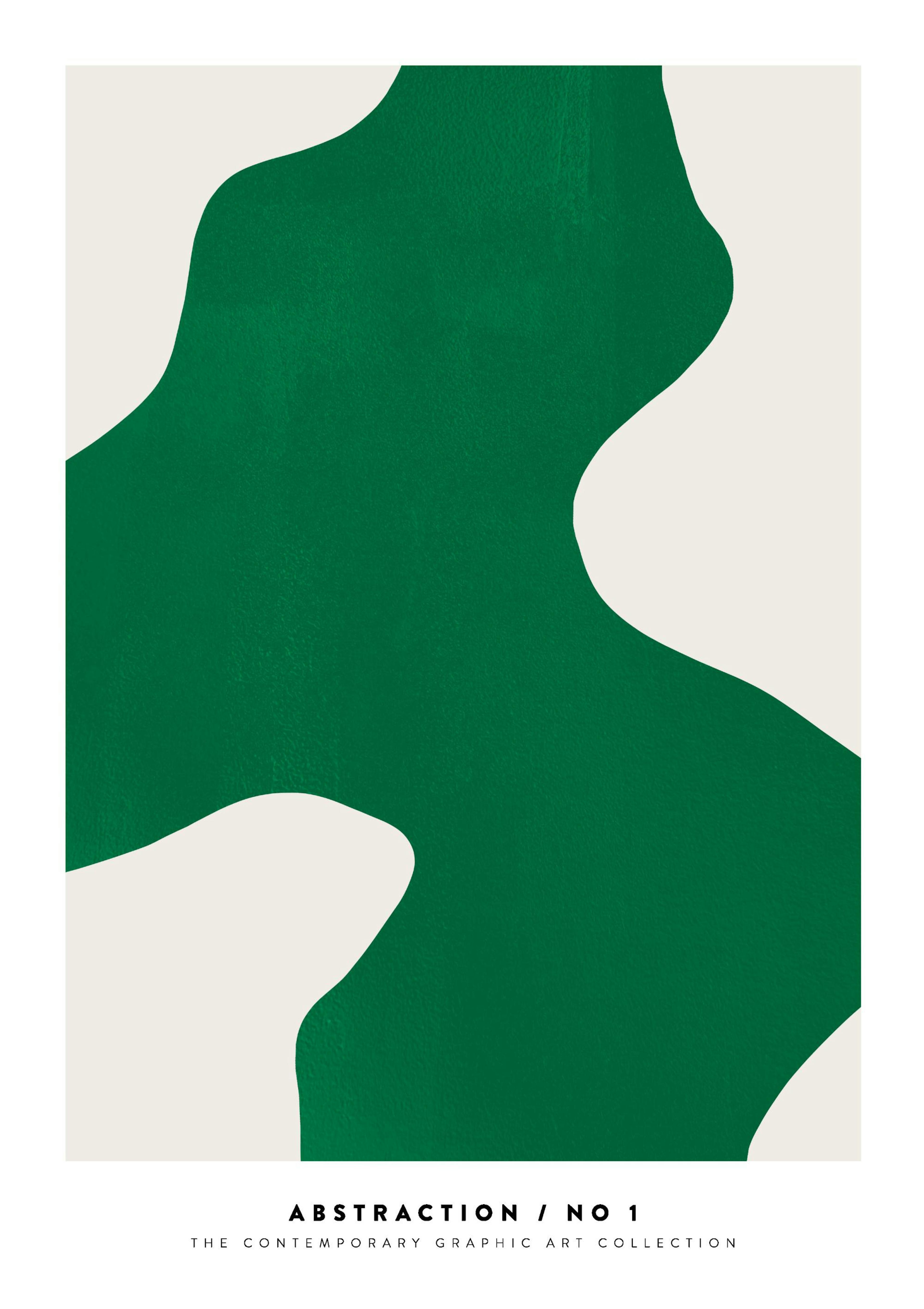 Green Shape Print