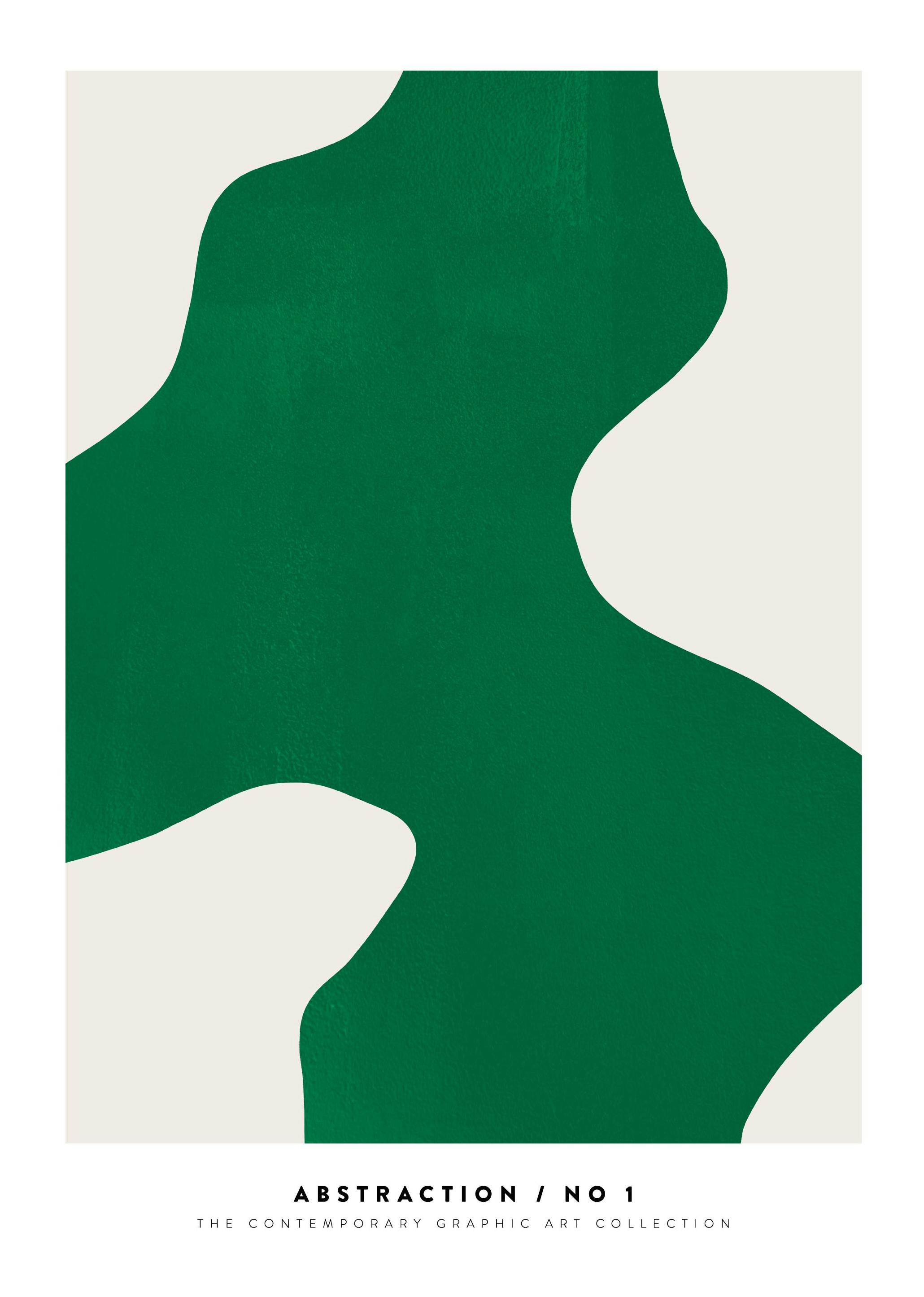 Green Shape Poster (21x30 cm)- Arte grafica e poster