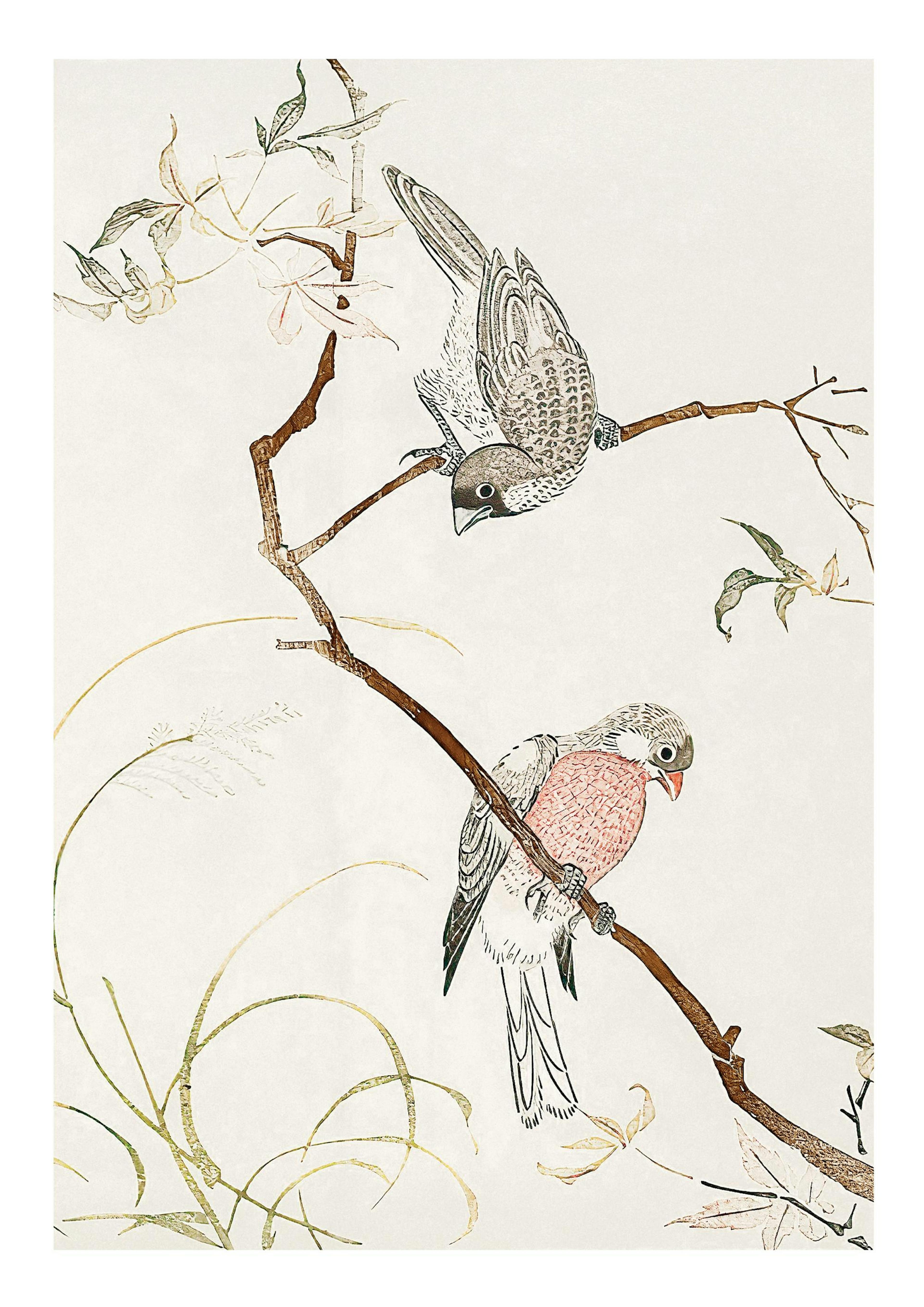 Japanese Seagulls Print 0